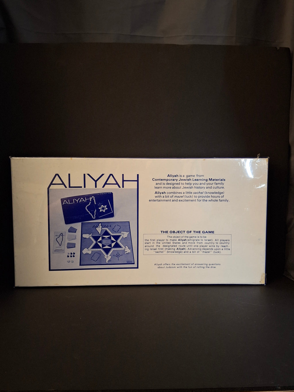 Vintage 1977 ALIYAH Board Game Sealed Brand New Jewish Learning Materials Israel