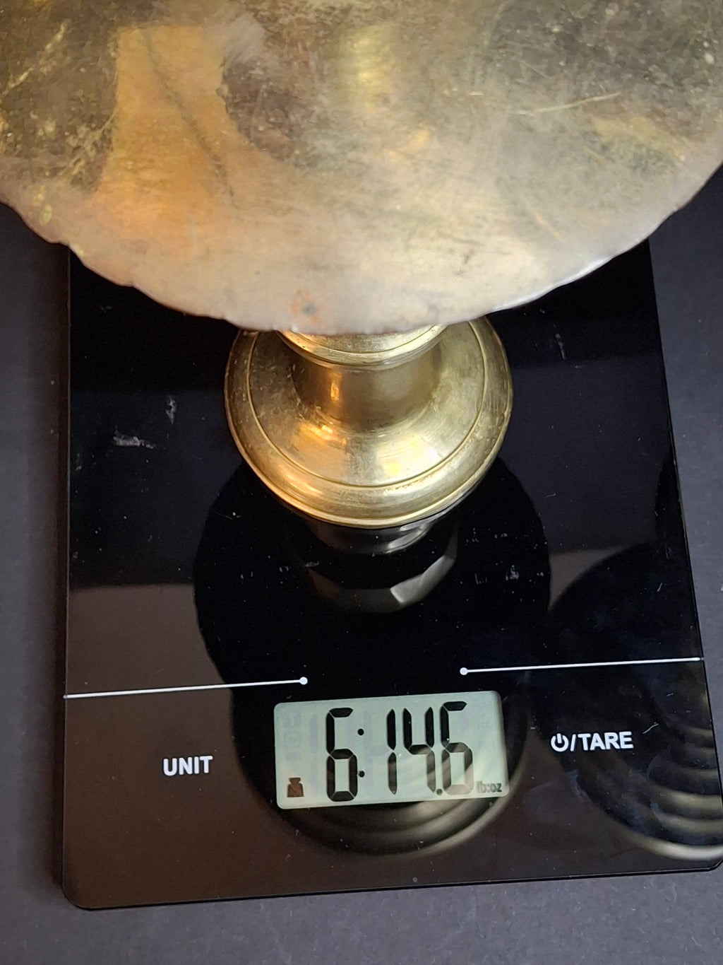 Monumental 19" Antique Brass Synagogue Shabbat Candlesticks - 19th Century