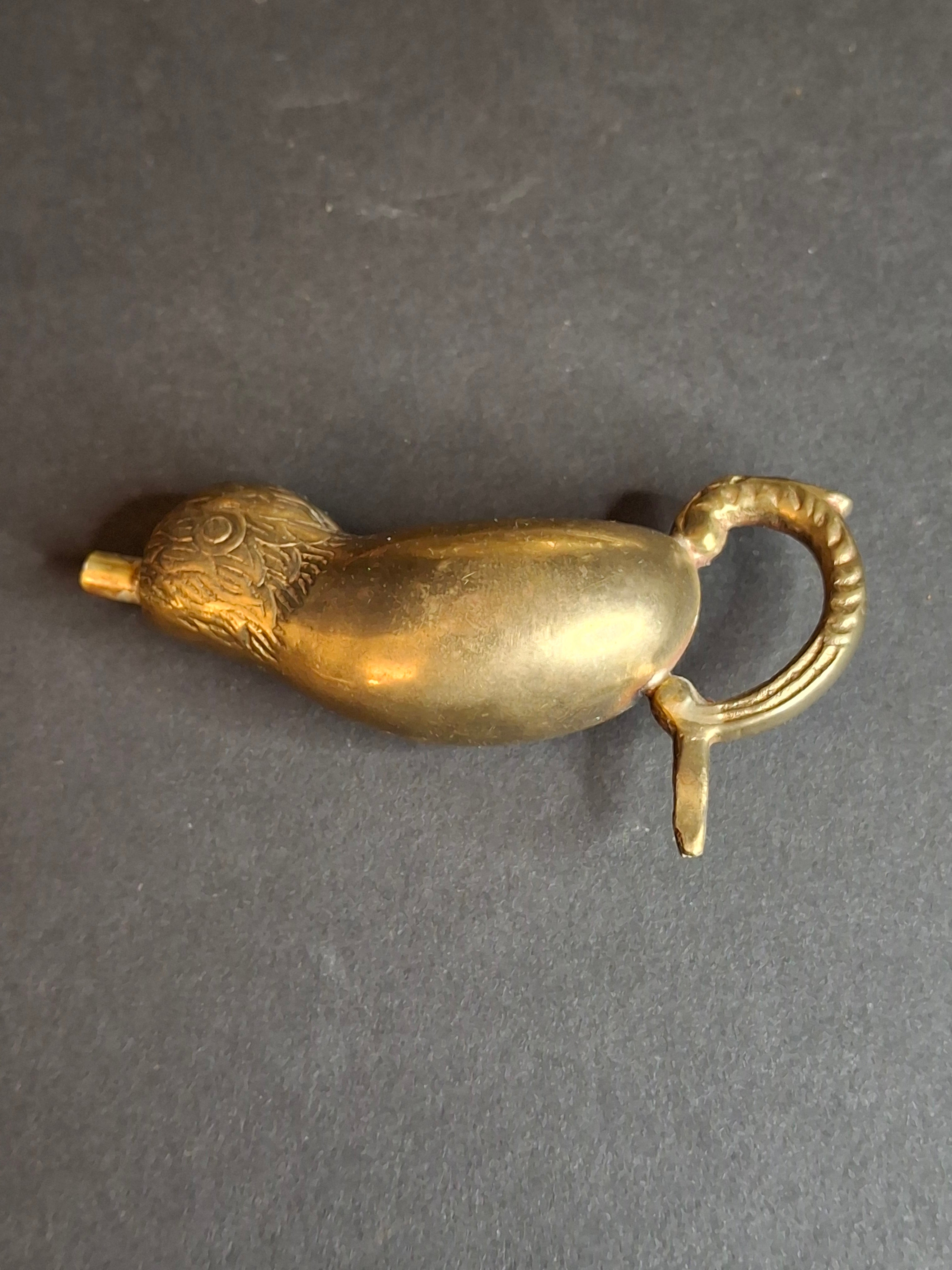 Antique European Brass Lion Menorah Rare 19th Century Hinged Oil Lamp Hanukkah Chanukiah Judaica