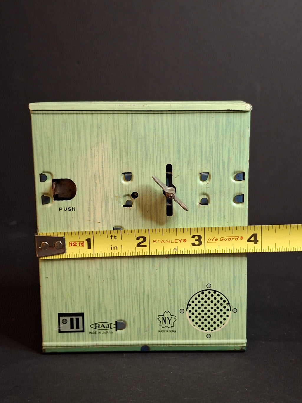 Vintage 1950s Haji Tin Jukebox Wind-Up Functional Mechanical Bank Toy Japan 100 Select-O-Matic