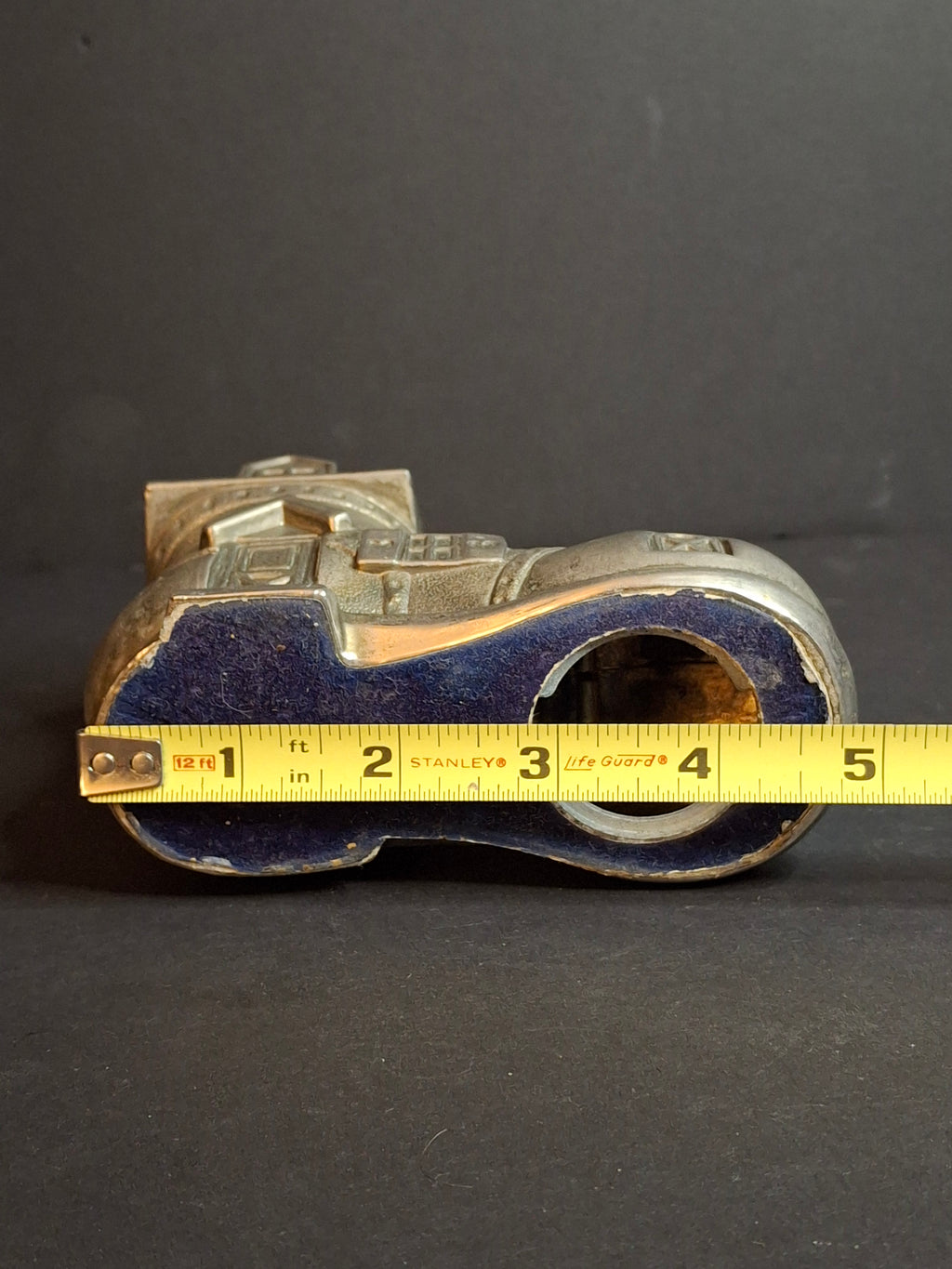 Vintage Pewter Nursery Rhyme Still Coin Bank Old Woman Who Lived in a Shoe Boot House Figural