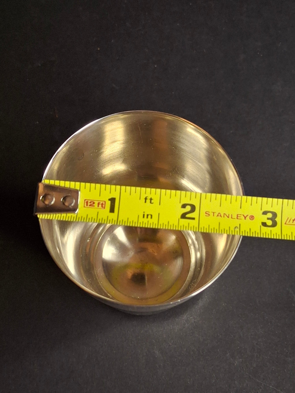 Antique 19th C. French Solid Silver Kiddush Cup, Ornate Engraved "Gerard", High Purity 950