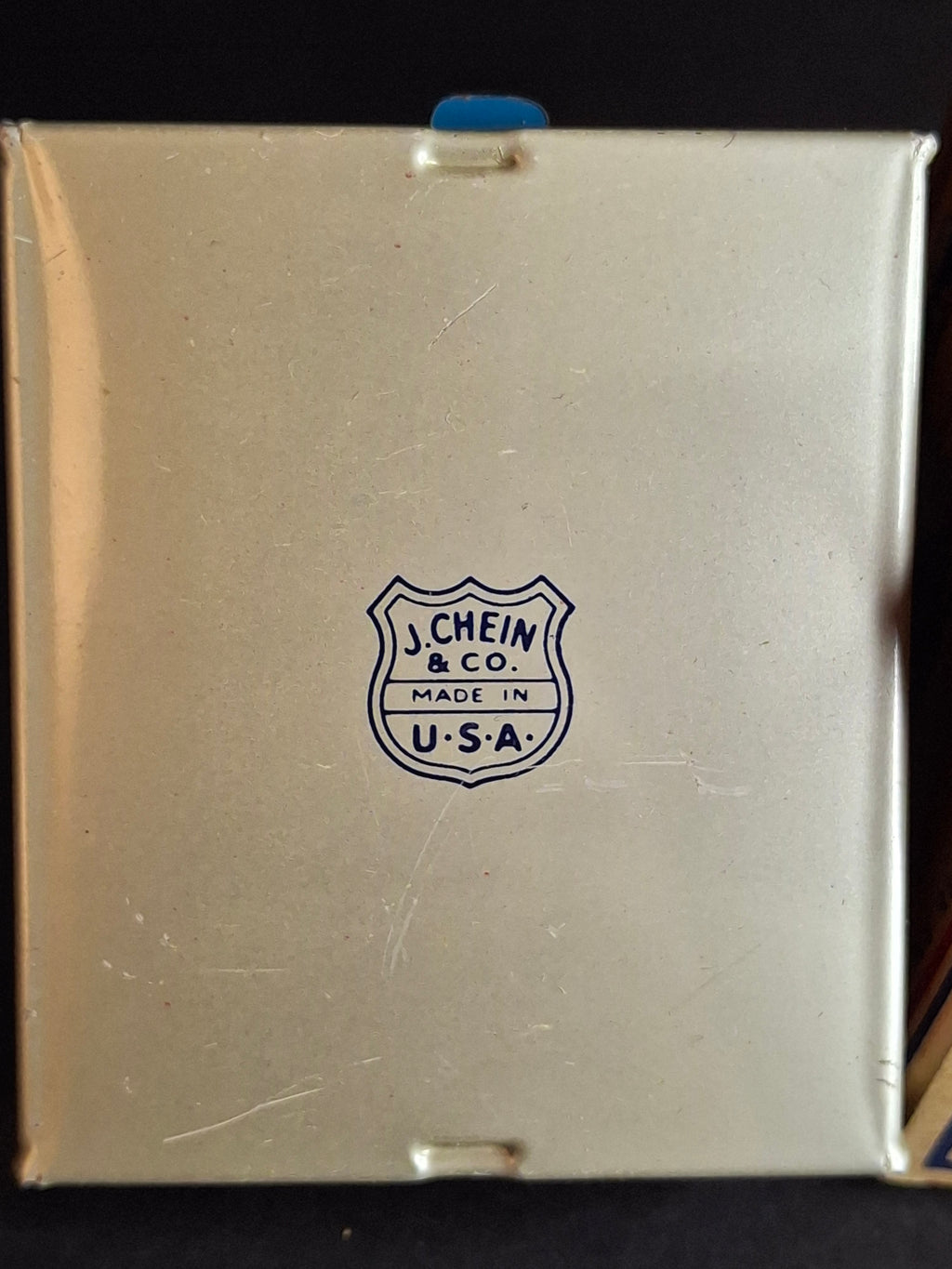 Vintage 1950s J. Chein No. 5 Dime Register Bank Tin Litho Near Mint Toy with Original Box