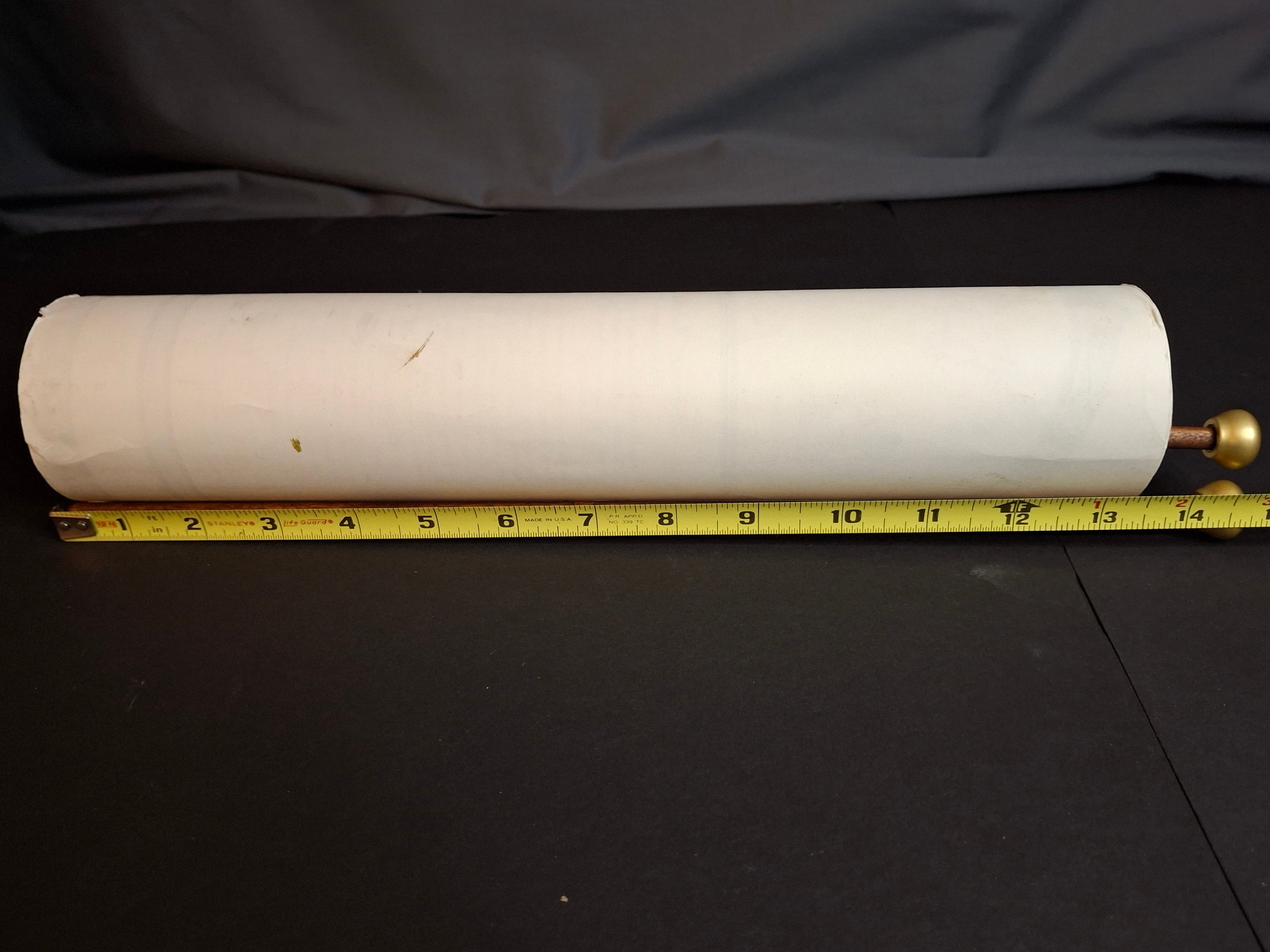 1998 Commemorative Megillah Esther Scroll Tisch Family Judaica Art Purim Signed
