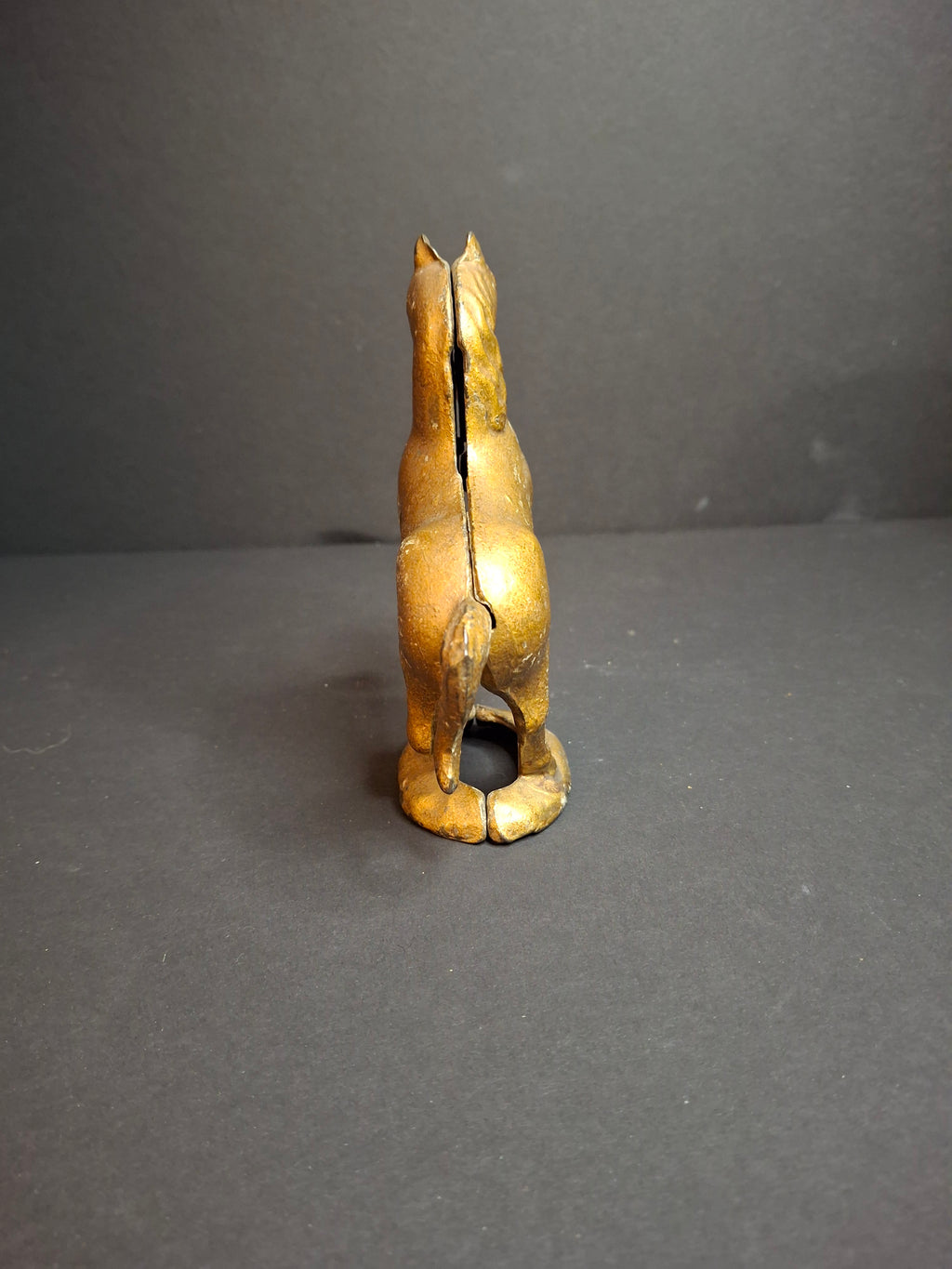 Antique Cast Iron Prancing Horse on Base Still Bank c 1910 Arcade Hubley Williams