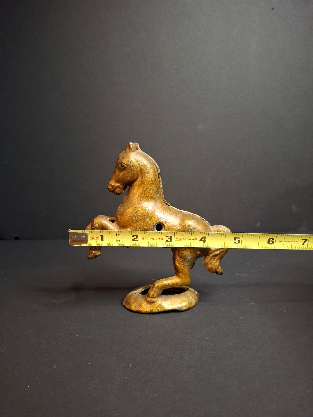 Antique Cast Iron Prancing Horse on Base Still Bank c 1910 Arcade Hubley Williams