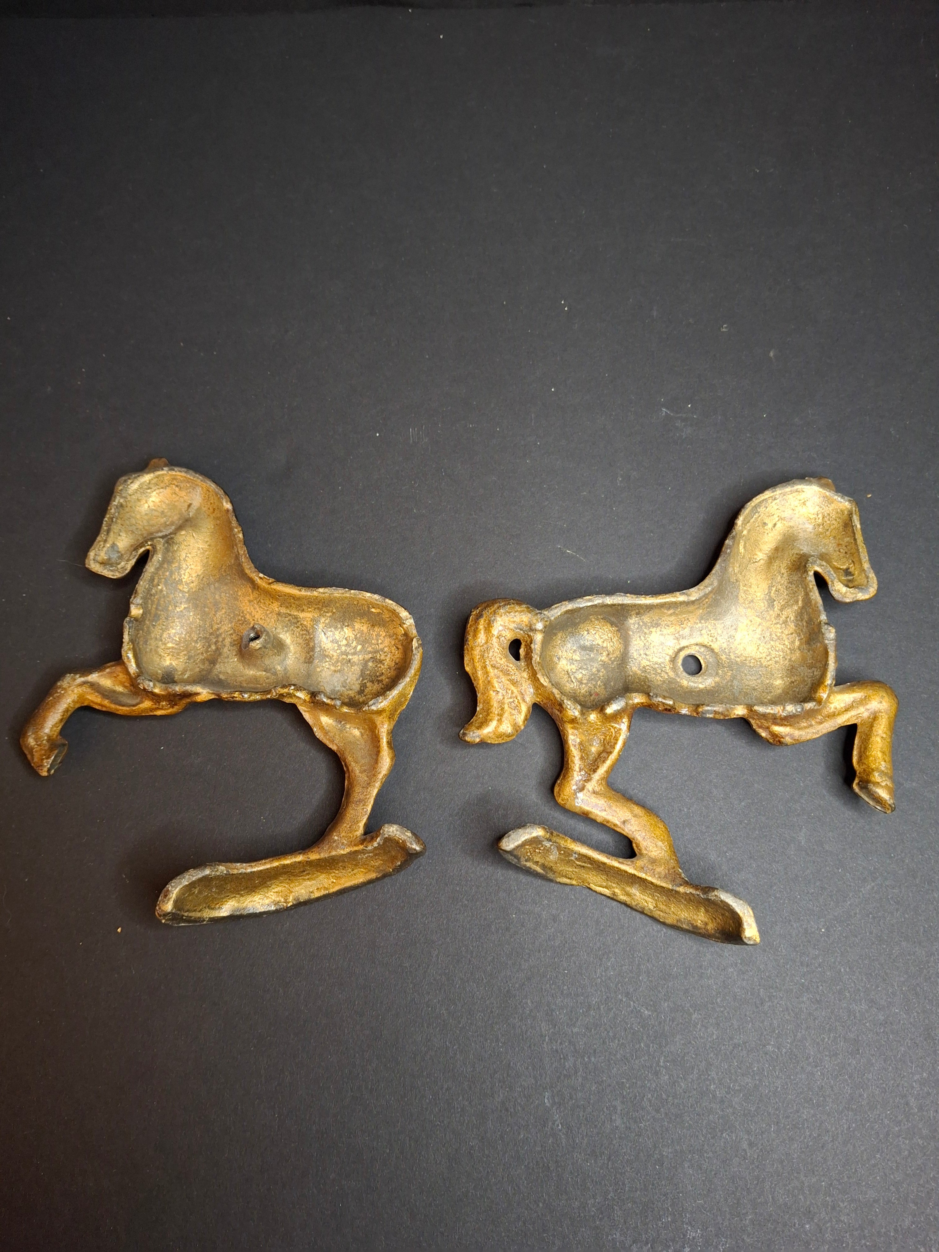 Antique Cast Iron Prancing Horse on Base Still Bank c 1910 Arcade Hubley Williams