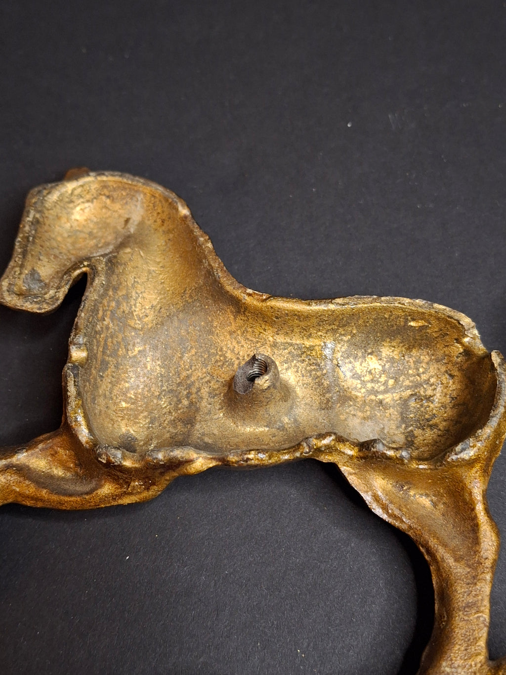 Antique Cast Iron Prancing Horse on Base Still Bank c 1910 Arcade Hubley Williams