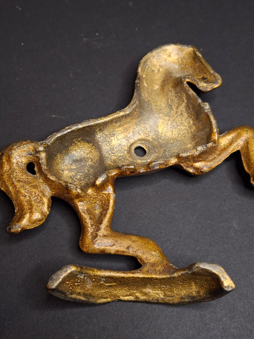 Antique Cast Iron Prancing Horse on Base Still Bank c 1910 Arcade Hubley Williams