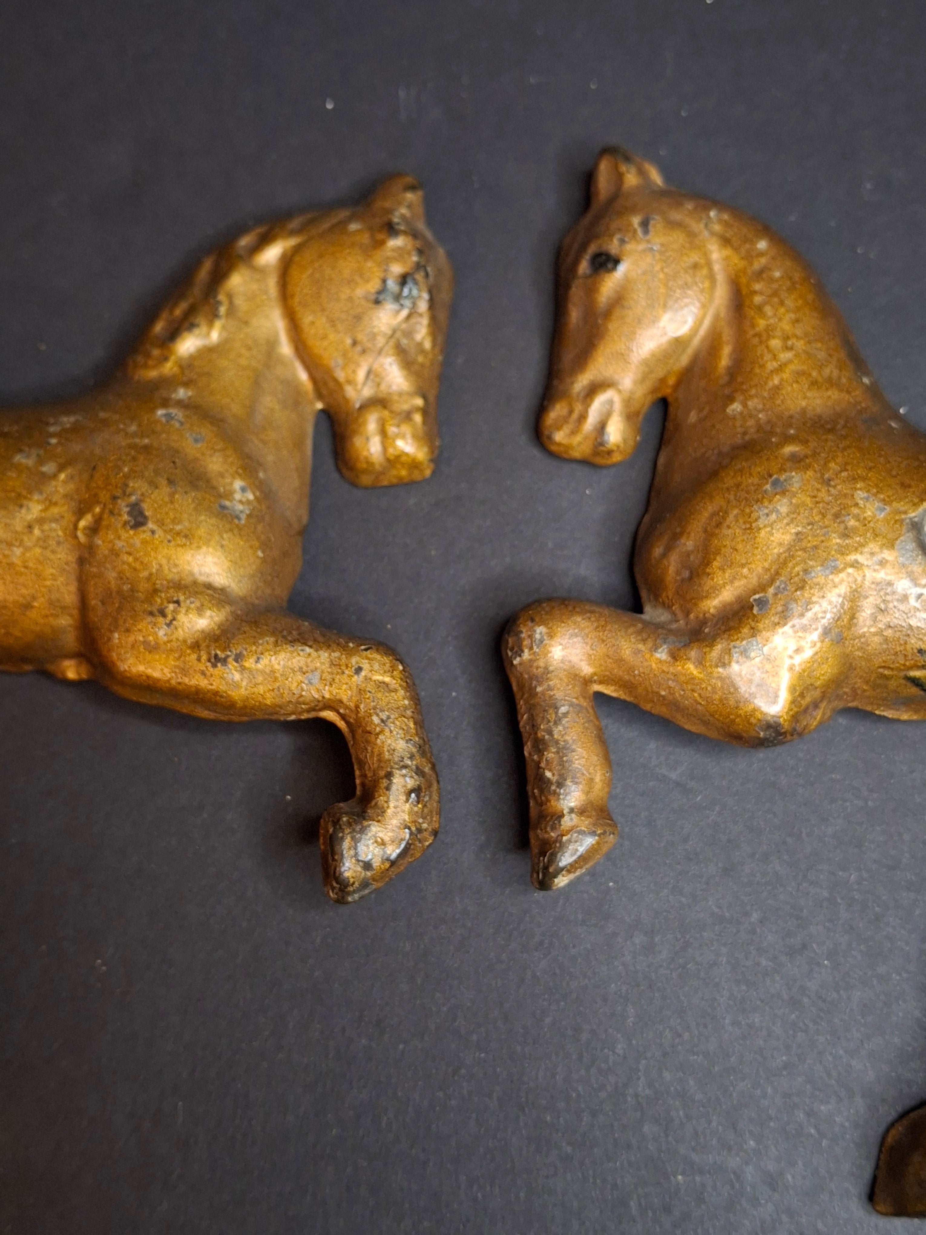Antique Cast Iron Prancing Horse on Base Still Bank c 1910 Arcade Hubley Williams
