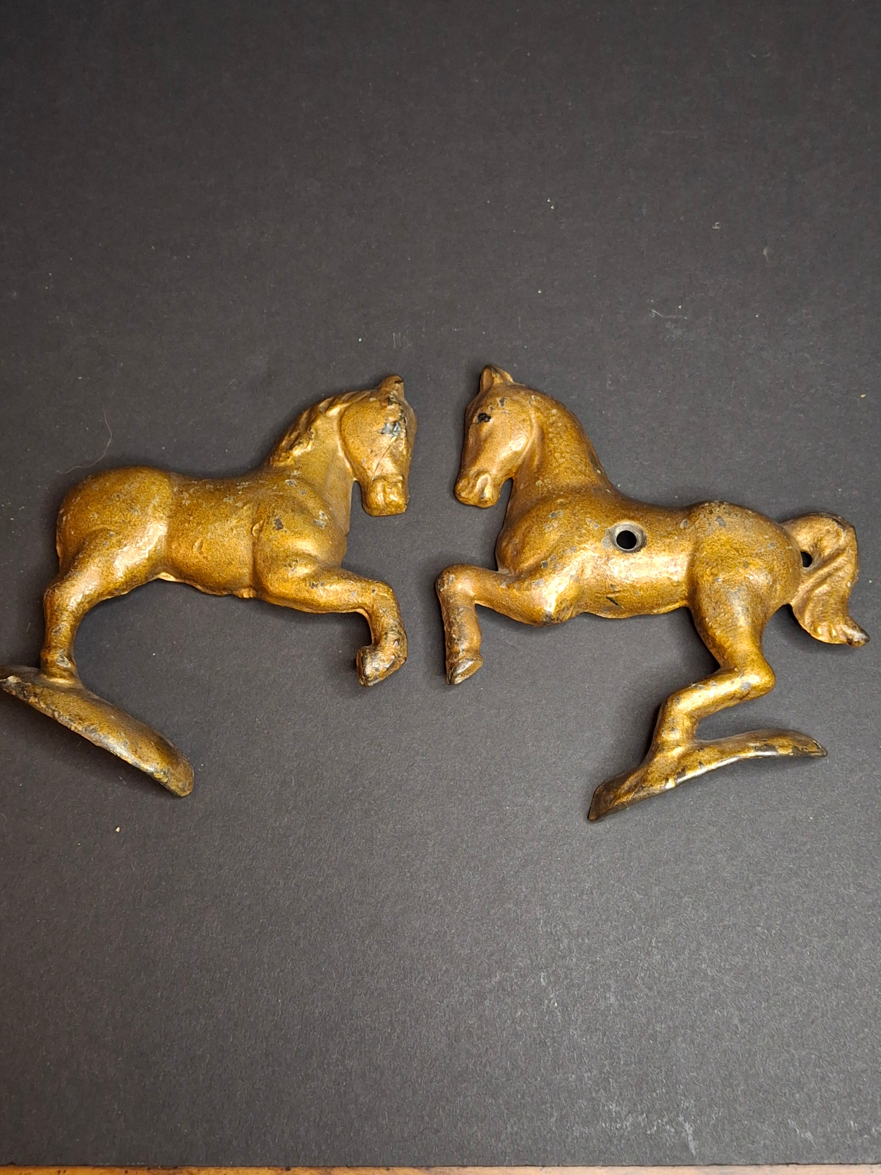 Antique Cast Iron Prancing Horse on Base Still Bank c 1910 Arcade Hubley Williams
