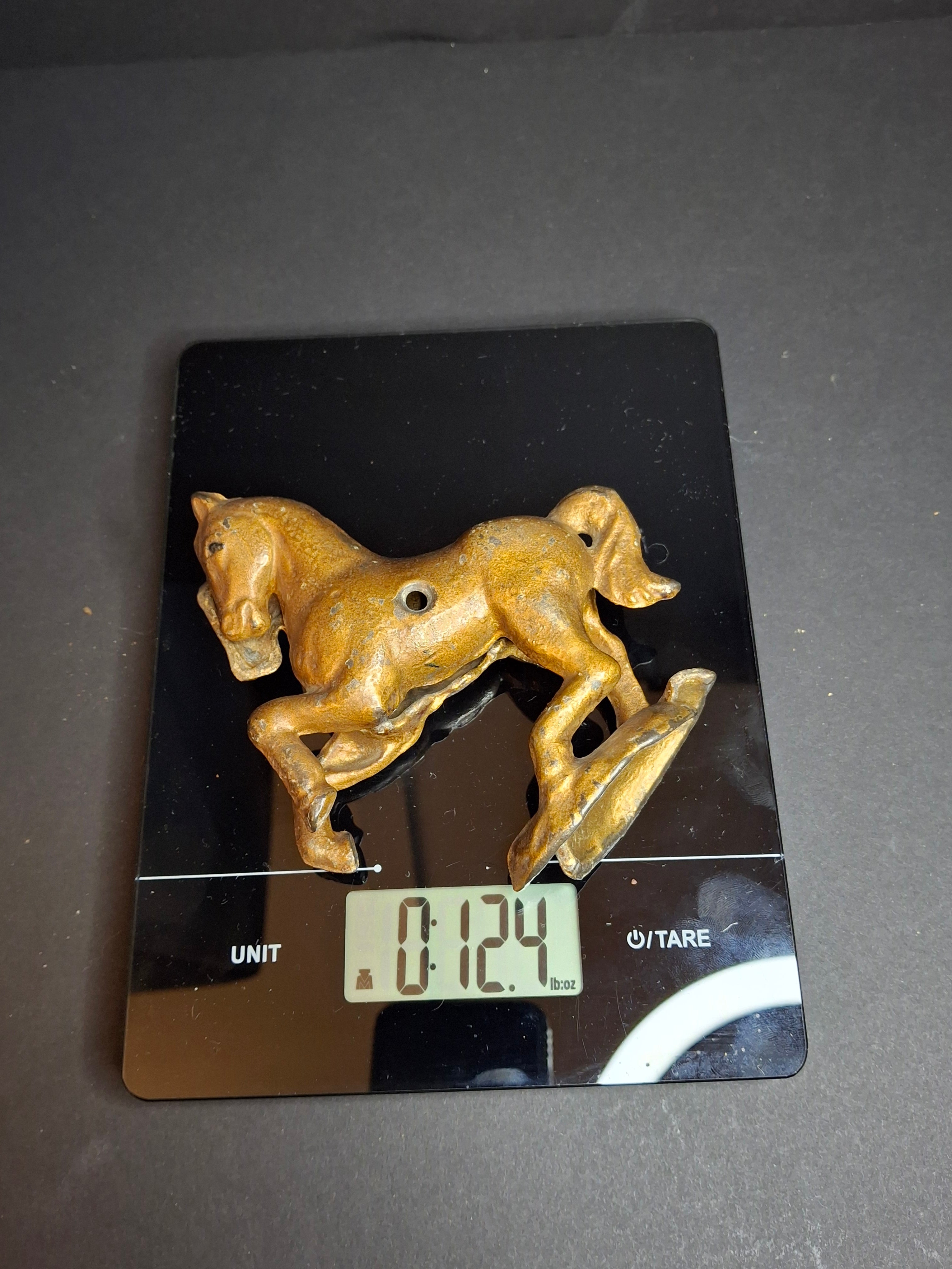 Antique Cast Iron Prancing Horse on Base Still Bank c 1910 Arcade Hubley Williams