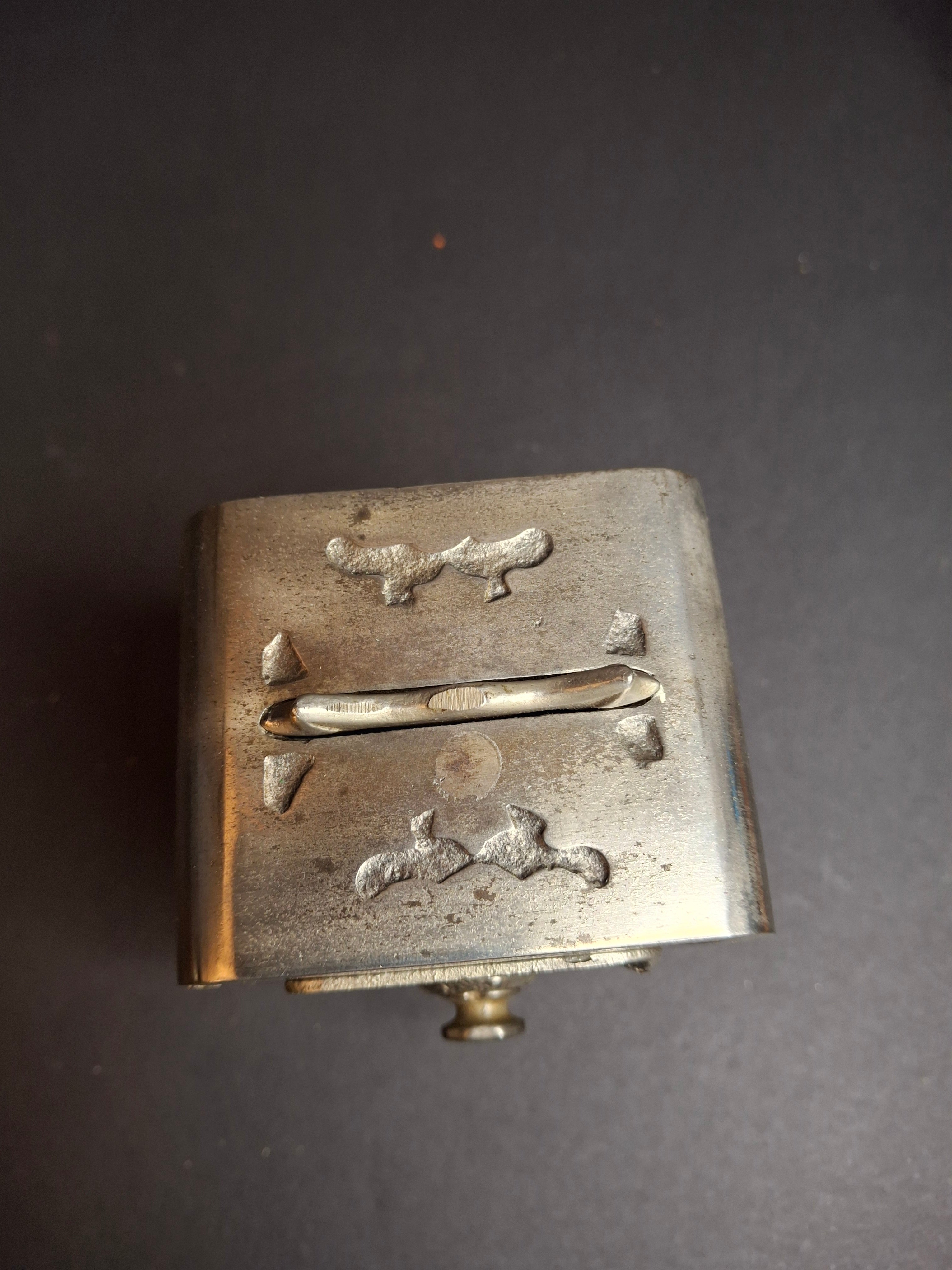 Antique Cast Iron Coin Deposit Bank Safe Still Penny Bank Grey Iron Casting Co. c. 1903