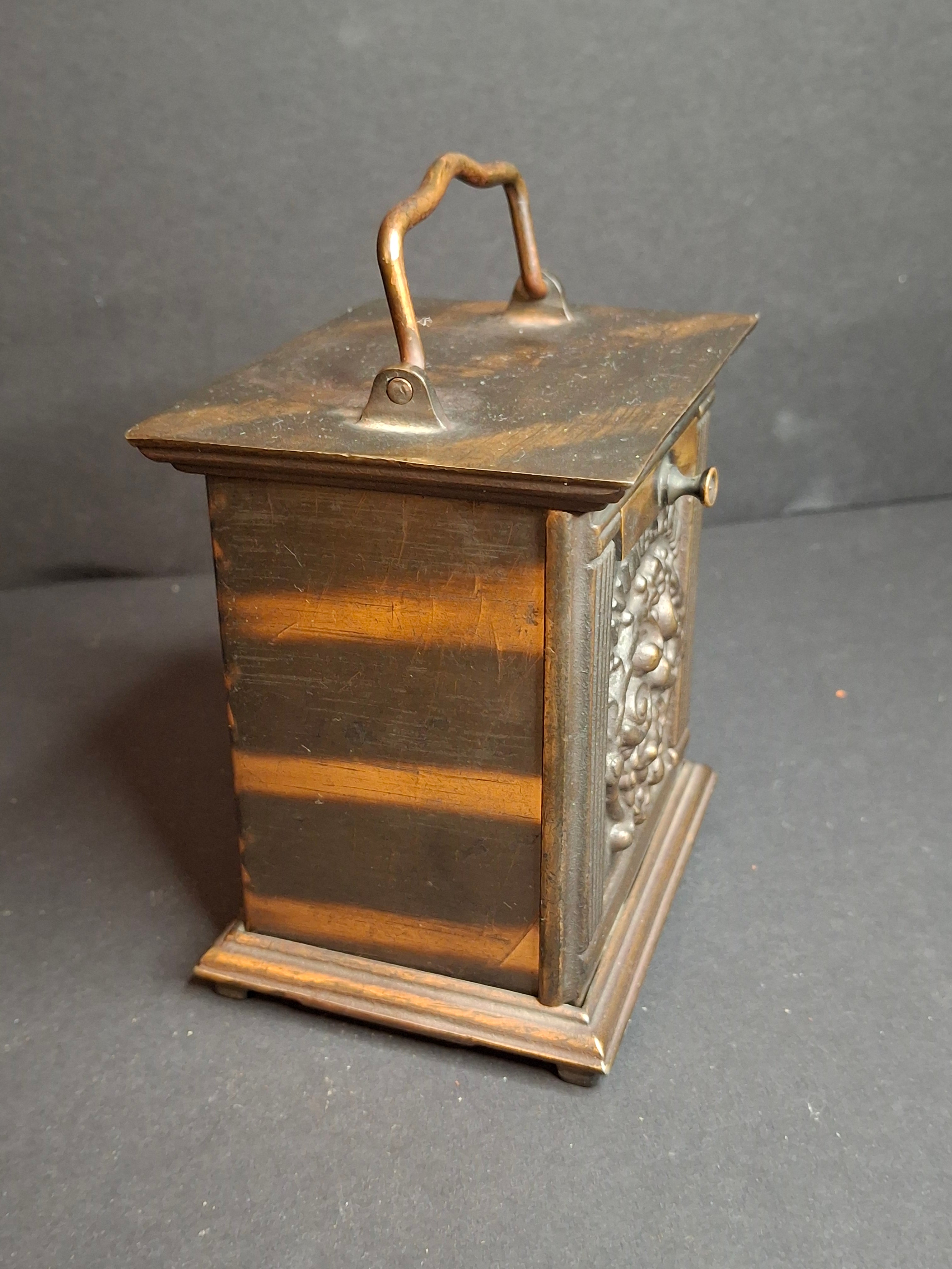 Antique 1895 Chandler’s Mechanical Bank National Brass Works Cast Iron Safe Toy - Peirce Collection