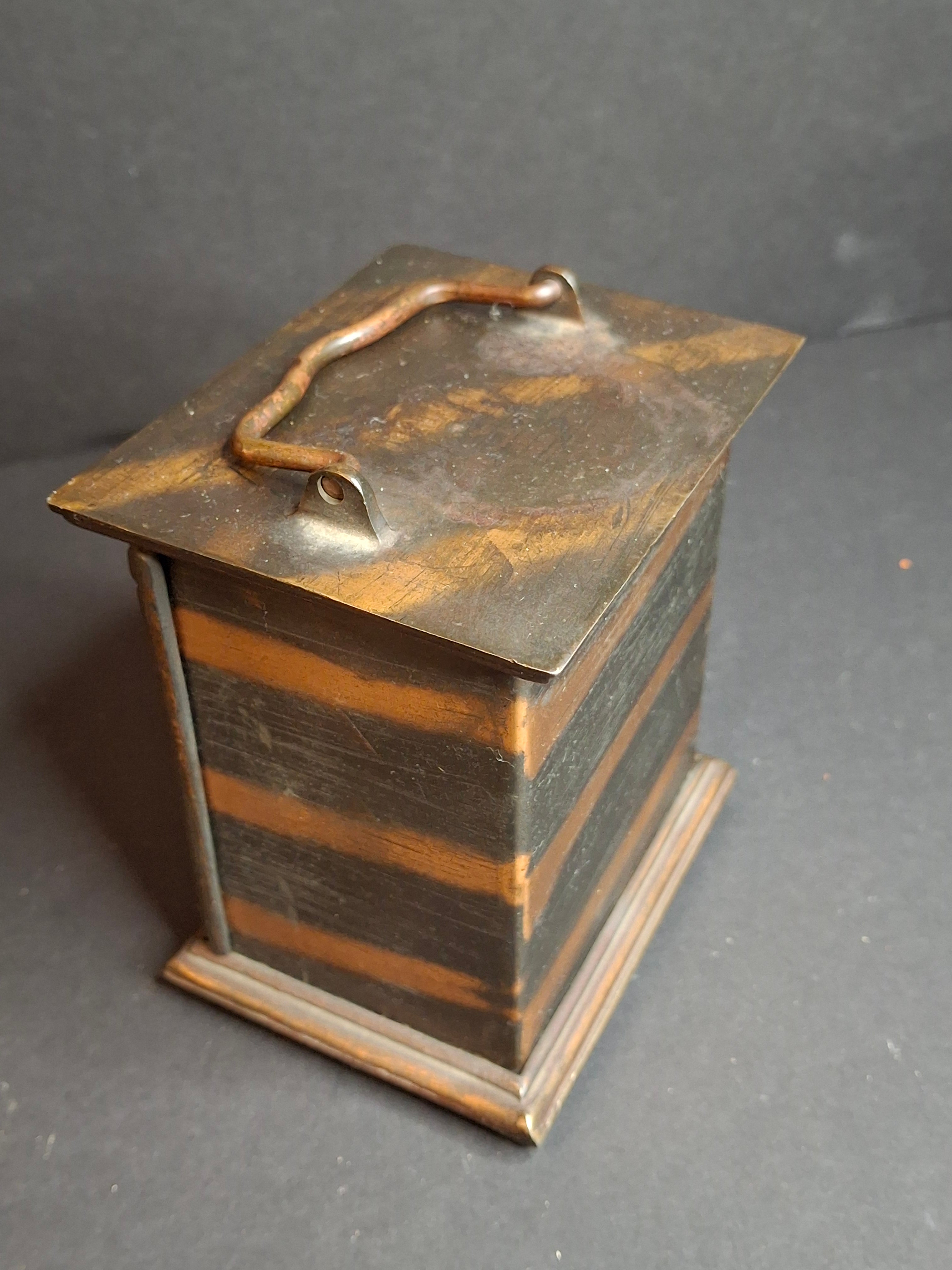Antique 1895 Chandler’s Mechanical Bank National Brass Works Cast Iron Safe Toy - Peirce Collection