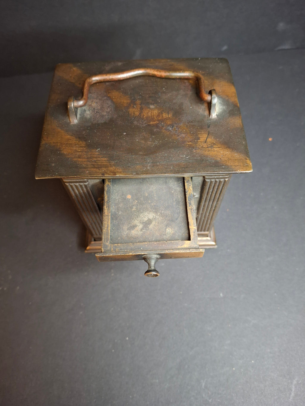 Antique 1895 Chandler’s Mechanical Bank National Brass Works Cast Iron Safe Toy - Peirce Collection