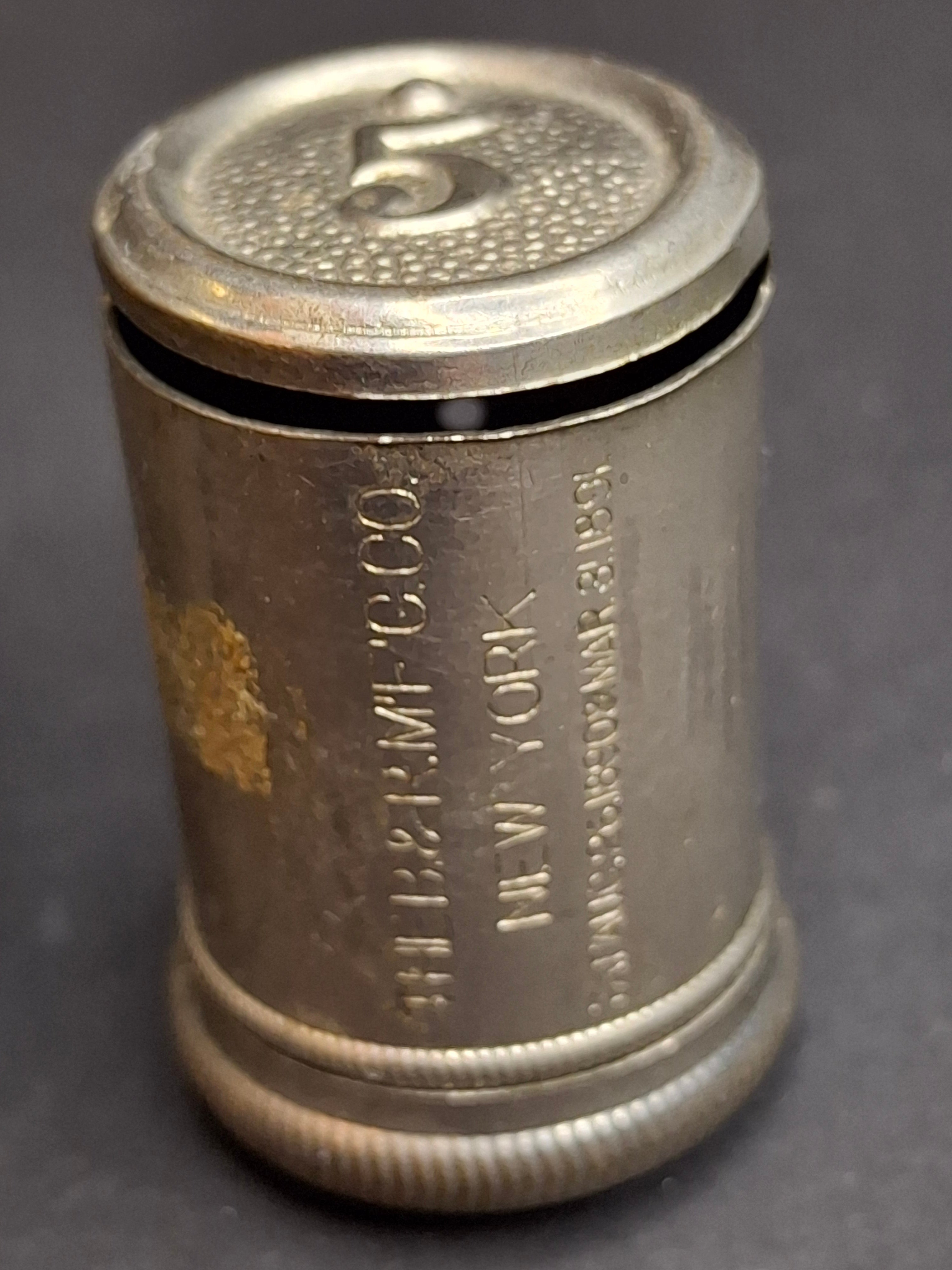 Antique Pocket Bank Trio 1890s B. & R. New York, British Empire Crown Magic 6d Sixpence Shilling Savings Tube Banks Lot