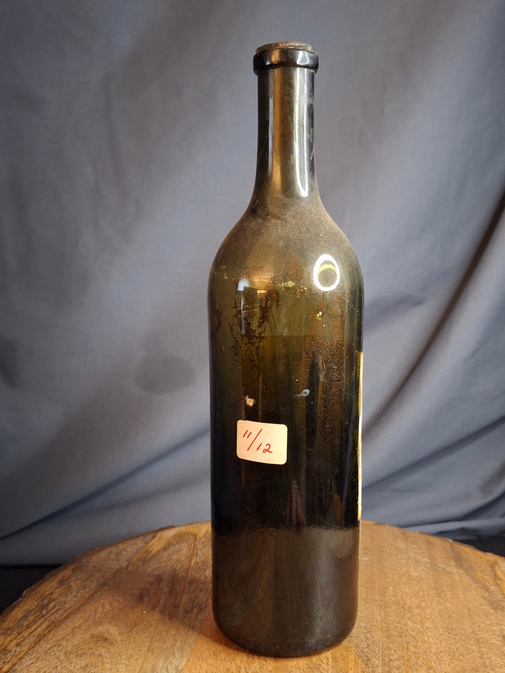 RARE 1874 Chateau Mouton Rothschild Empty Wine Bottle & Original Cork R. Galos