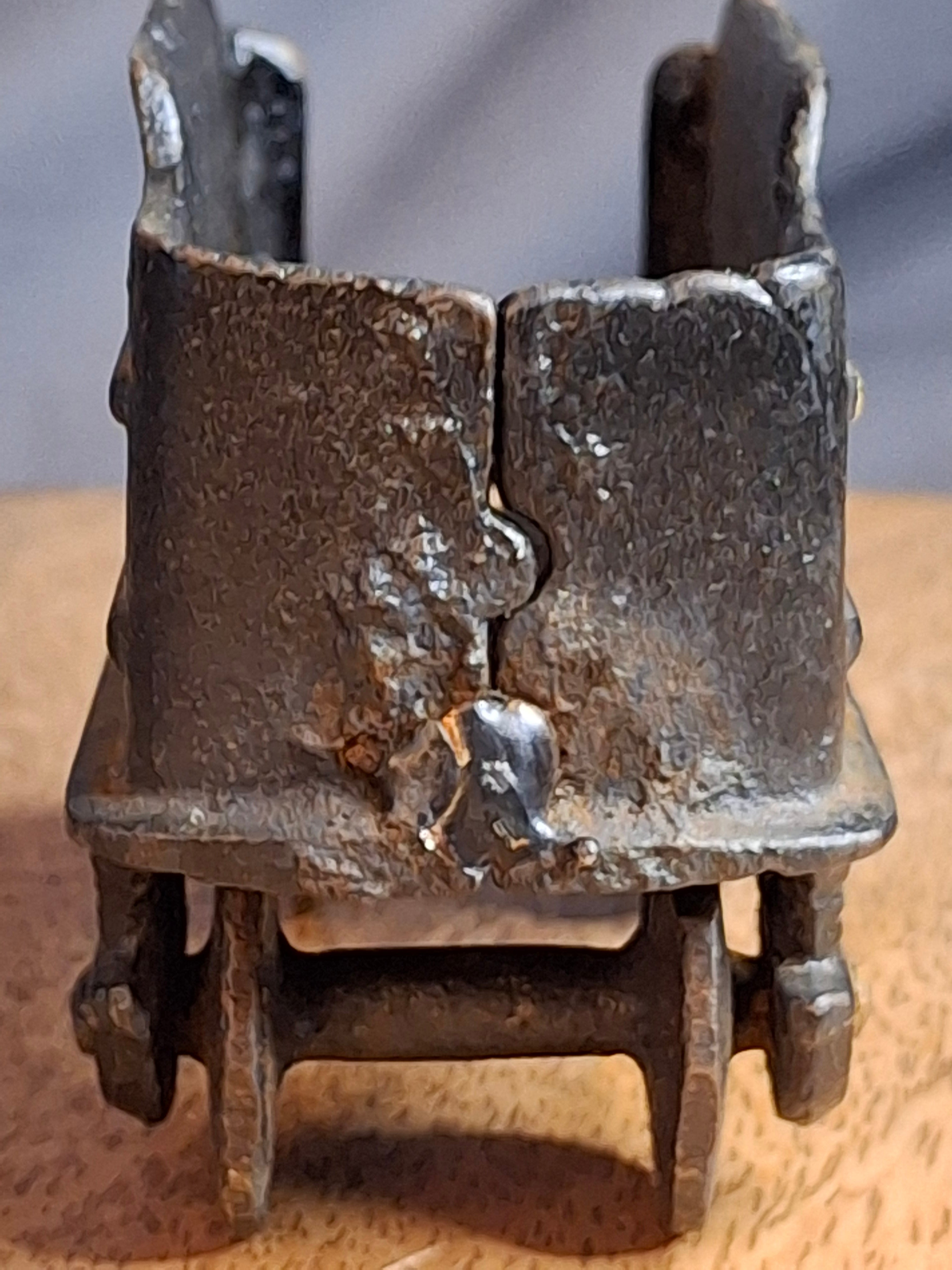 Vintage Japanese Cast Iron Train Coal Car Tender No. 50 Floor Toy, Working Wheels