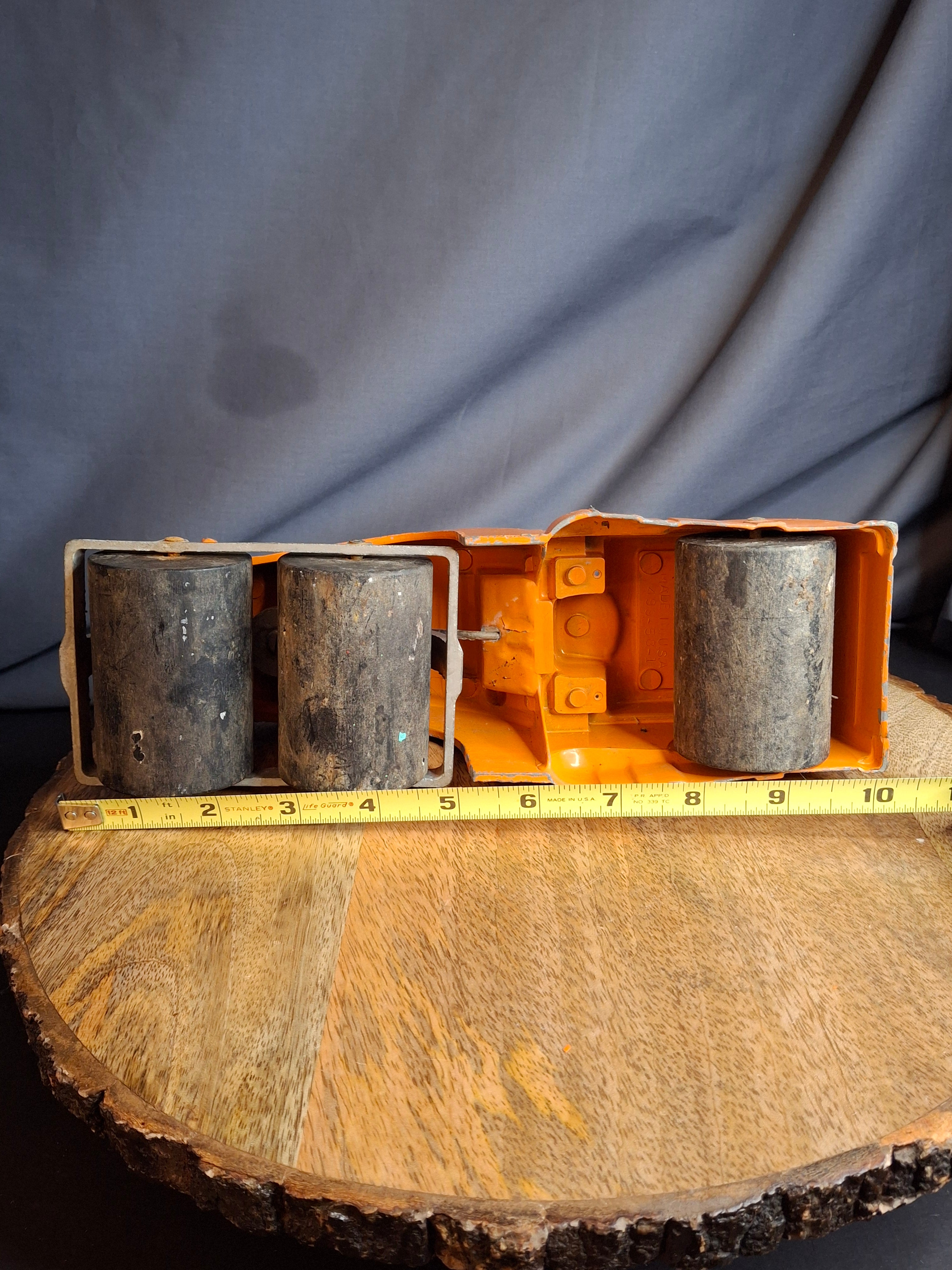 Vintage Original Hubley Die-Cast Road Roller Toy 499-58-1 Working Steering