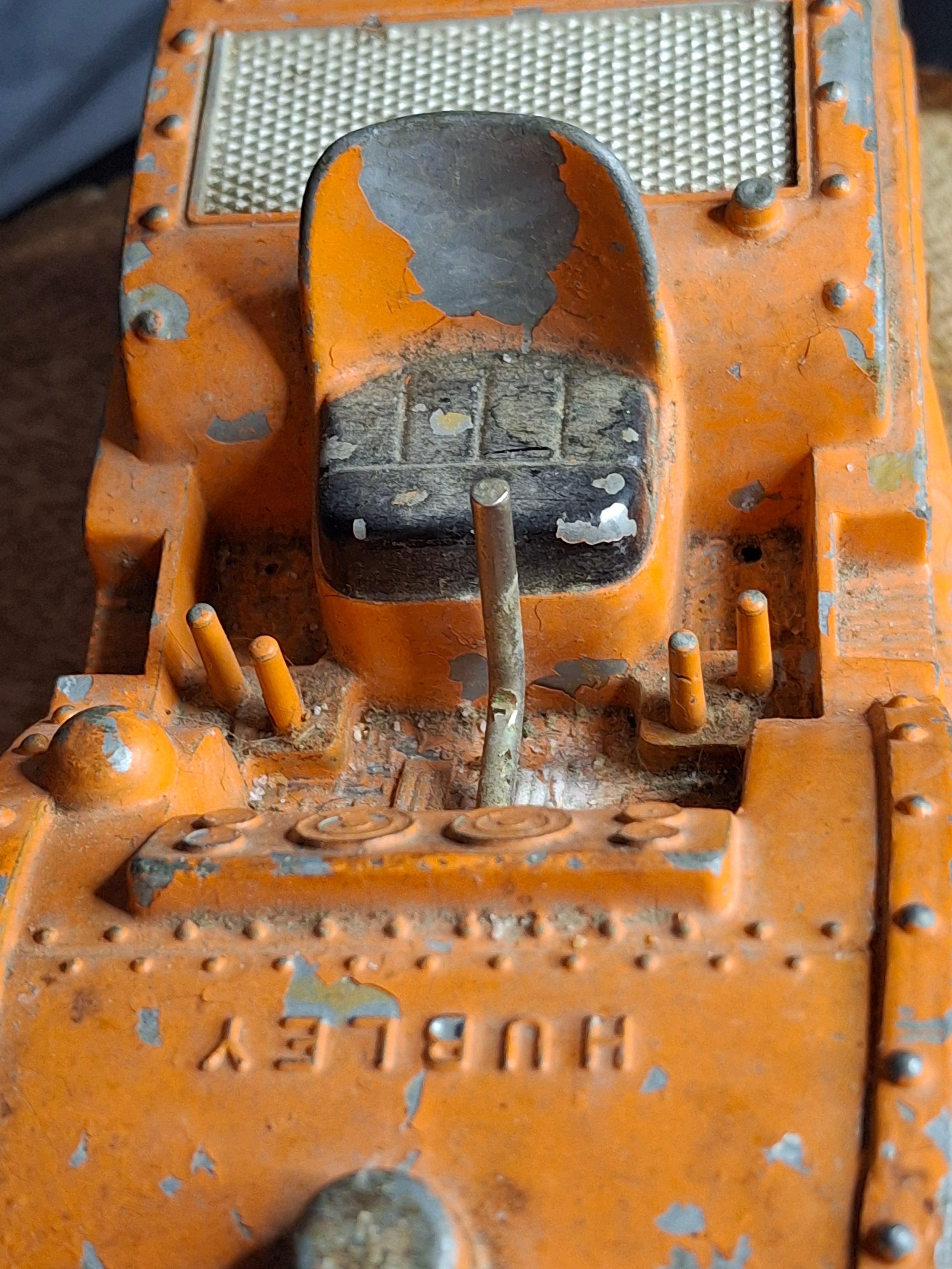 Vintage Original Hubley Die-Cast Road Roller Toy 499-58-1 Working Steering
