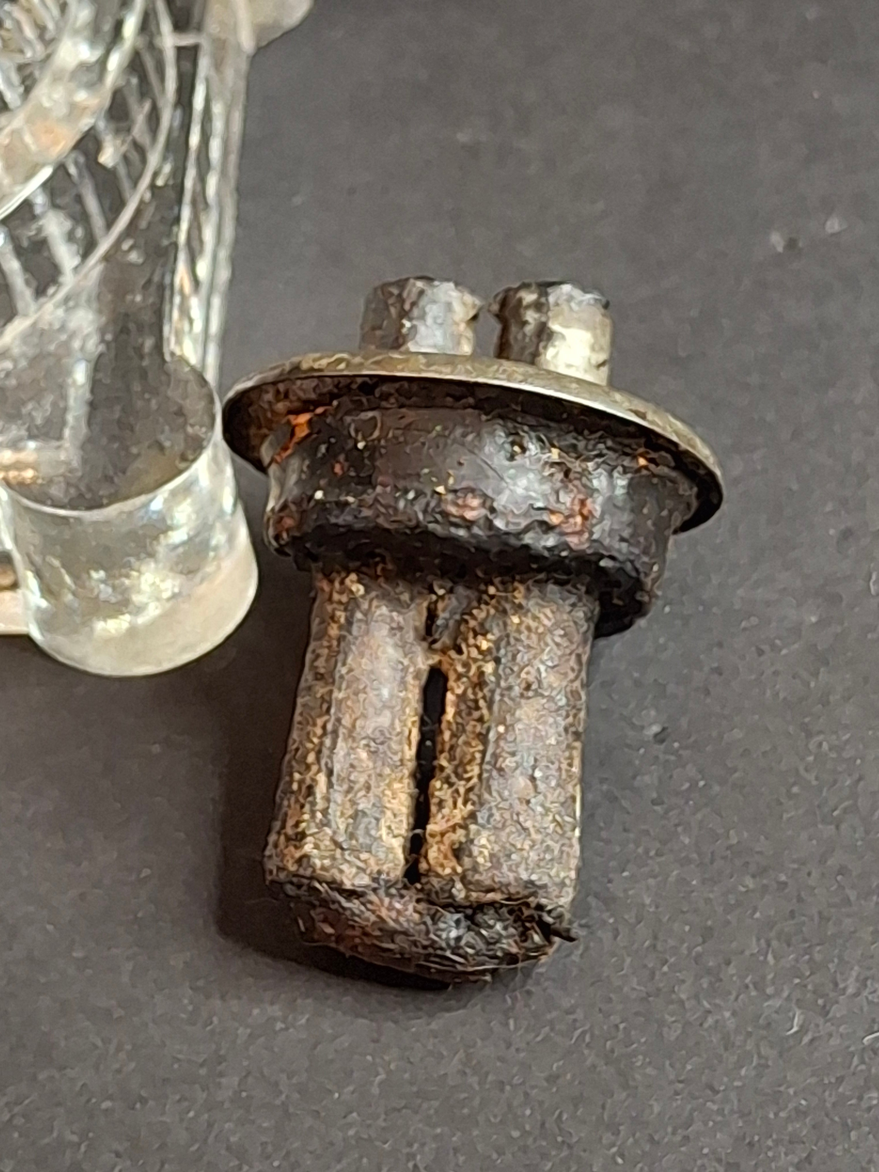Rare Antique Boston & Sandwich Engraved Glass Whale Oil Lamp "PATENT" Cork Burner c.1835