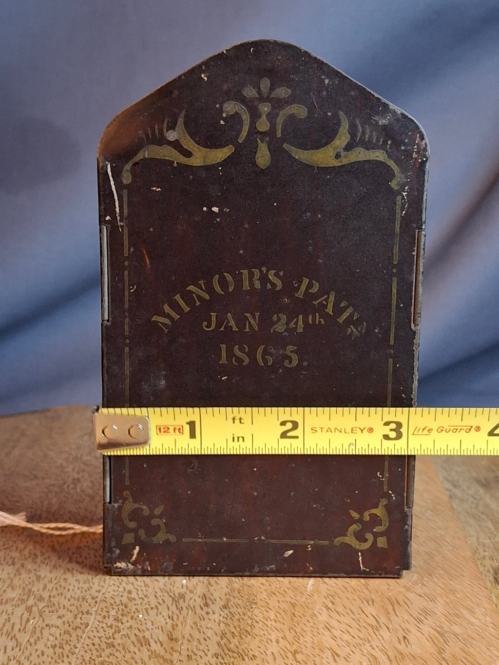 Museum-Grade 1865 Civil War J.A. Minor’s Patent Folding Candle Lantern – Exceptional Original Condition