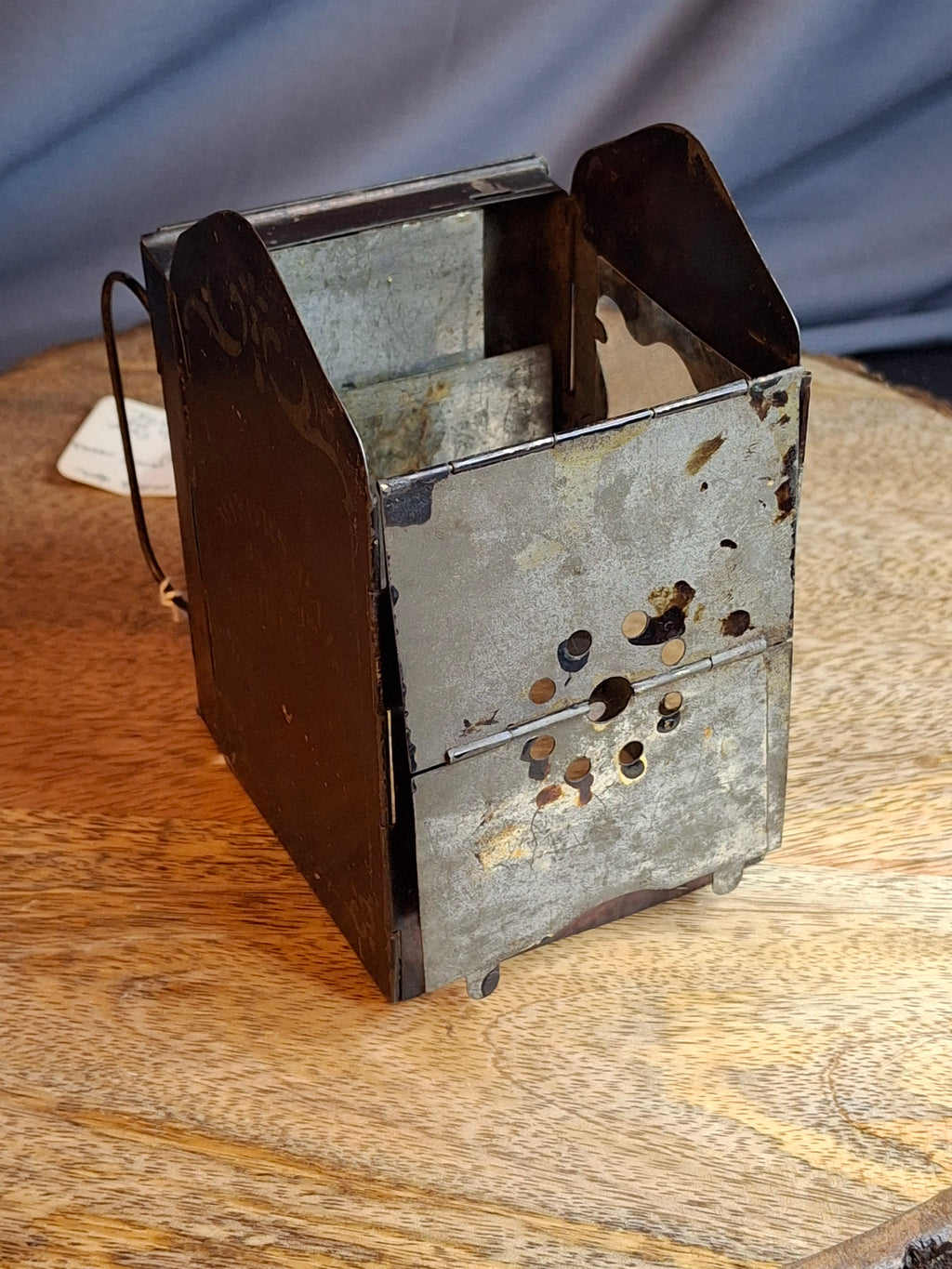 Museum-Grade 1865 Civil War J.A. Minor’s Patent Folding Candle Lantern – Exceptional Original Condition
