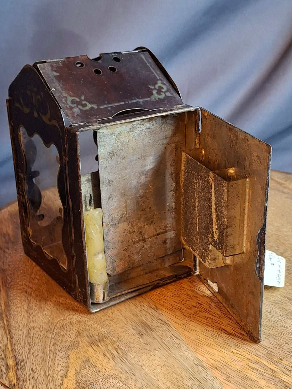 Museum-Grade 1865 Civil War J.A. Minor’s Patent Folding Candle Lantern – Exceptional Original Condition