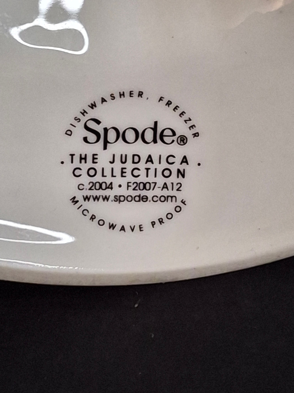 Pair Spode Judaica Kiddush Cups Matching Set Hebrew Wedding Gift I Am My Beloveds