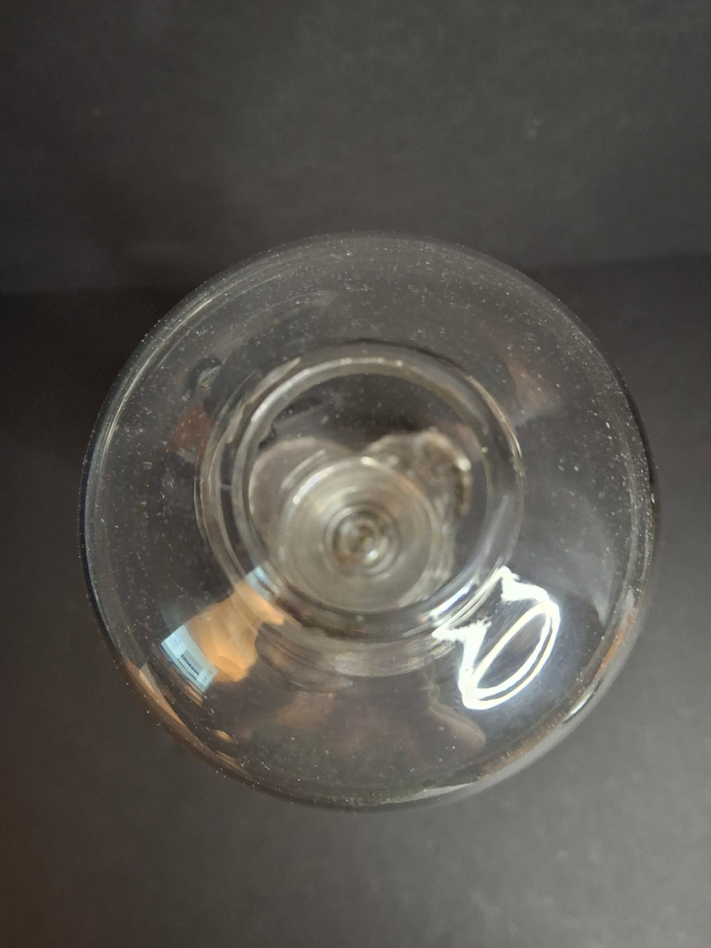 Antique Sandwich Glass Whale Oil Lamp Flint Glass Cloverleaf Base Blown Font c. 1840