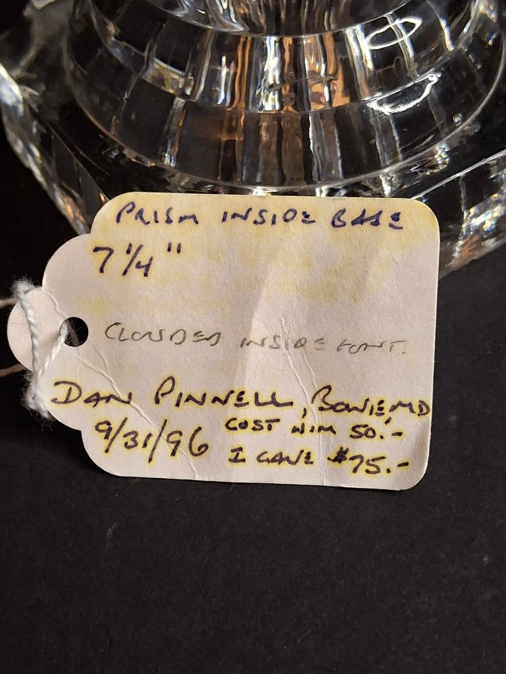 Rare Antique 1840 EAPG Flint Glass Whale Oil Lamp | Wheel-Etched Font & Starburst Base