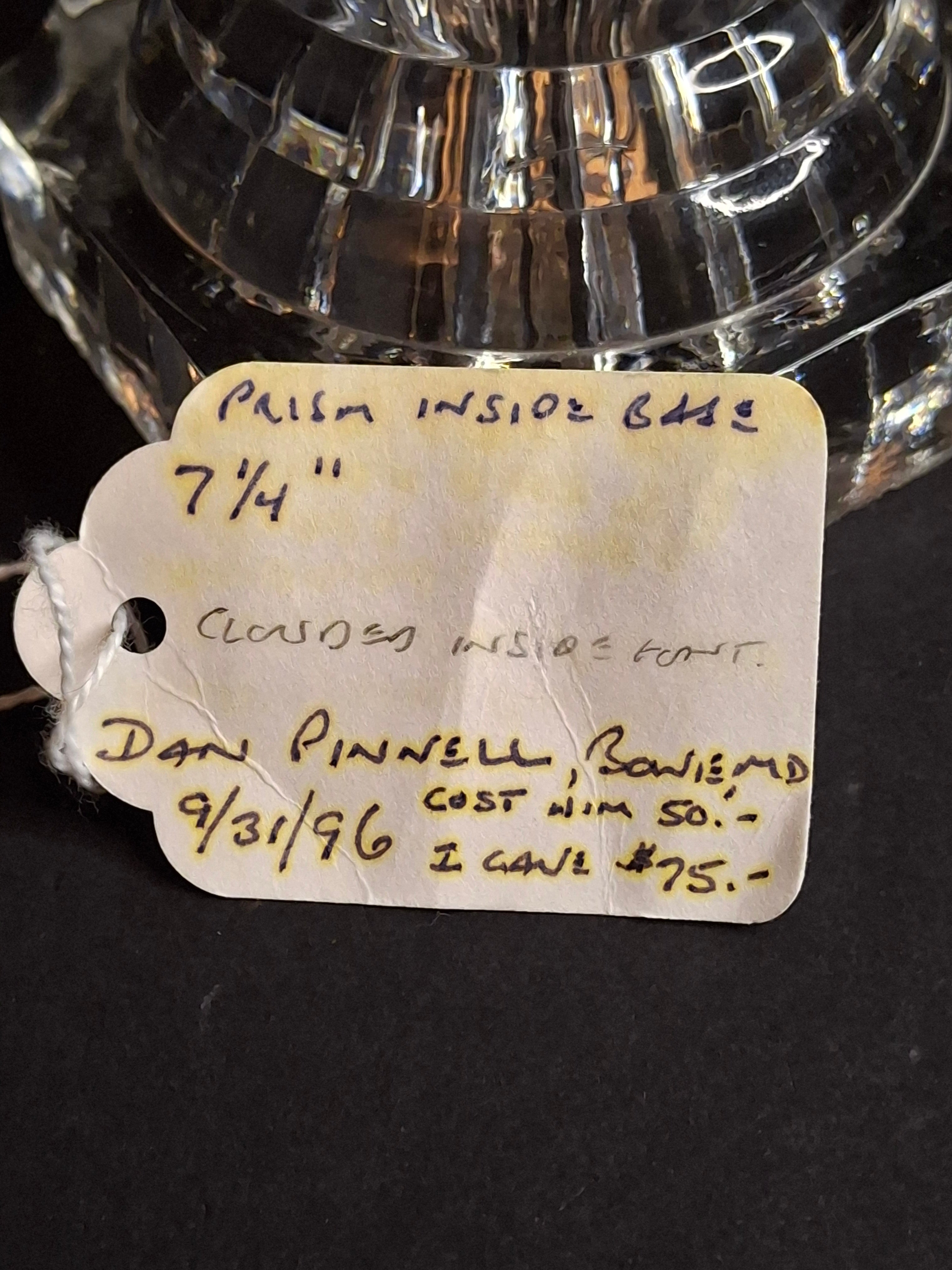 Rare Antique 1840 EAPG Flint Glass Whale Oil Lamp | Wheel-Etched Font & Starburst Base