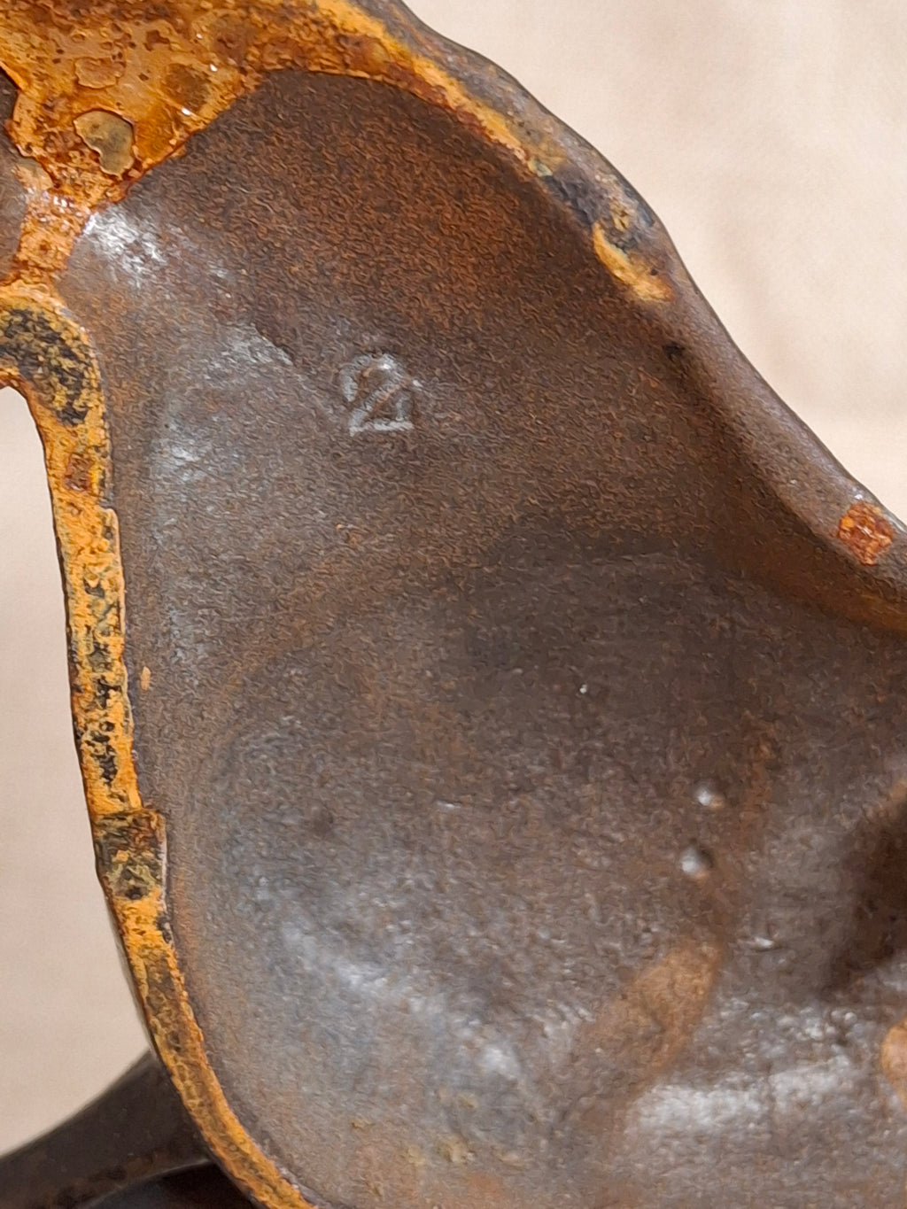 Original Paint Vintage Cast Iron Rearing Horse Still Bank - Made in Canada - Excellent Patina