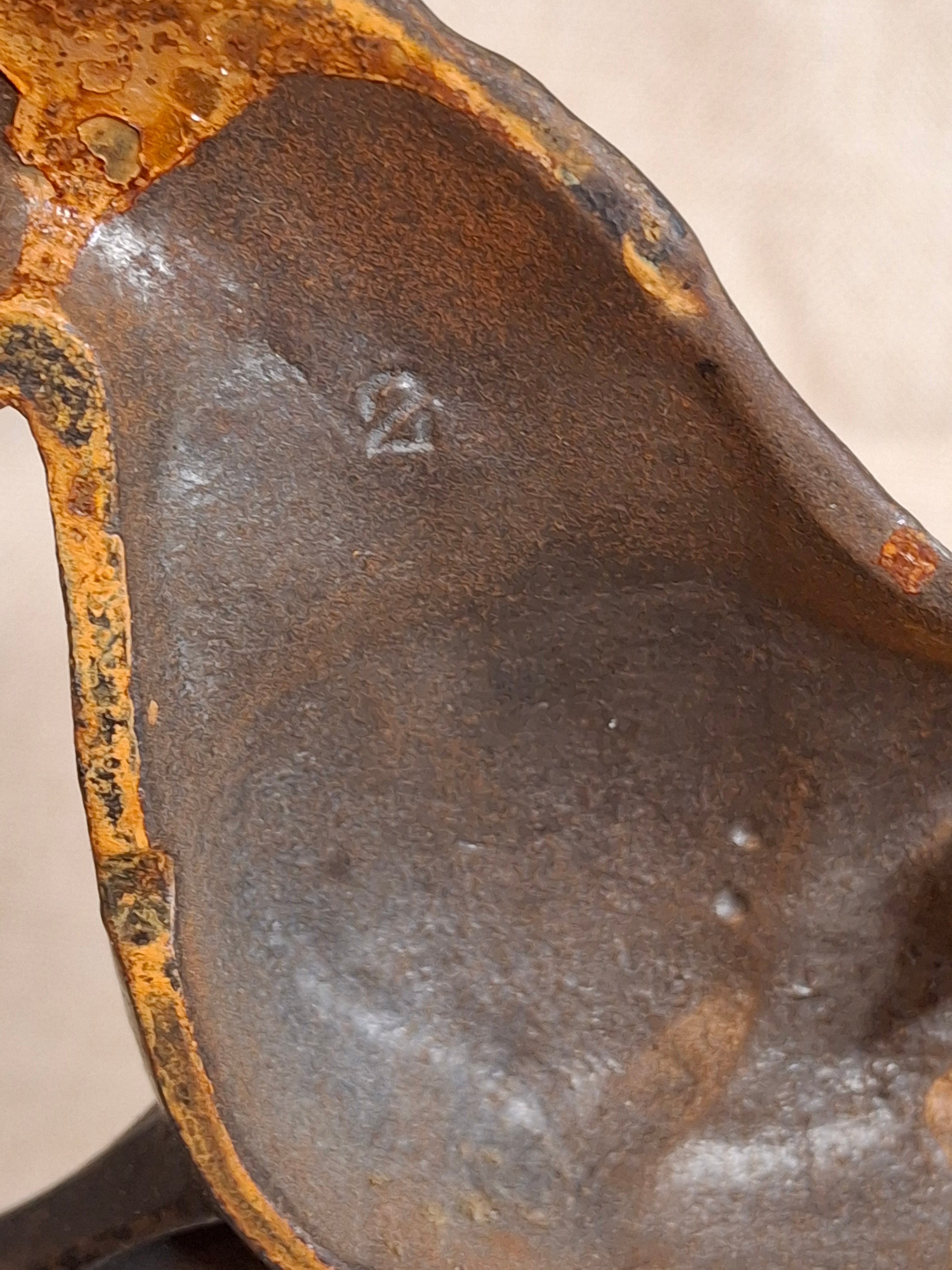 Original Paint Vintage Cast Iron Rearing Horse Still Bank - Made in Canada - Excellent Patina