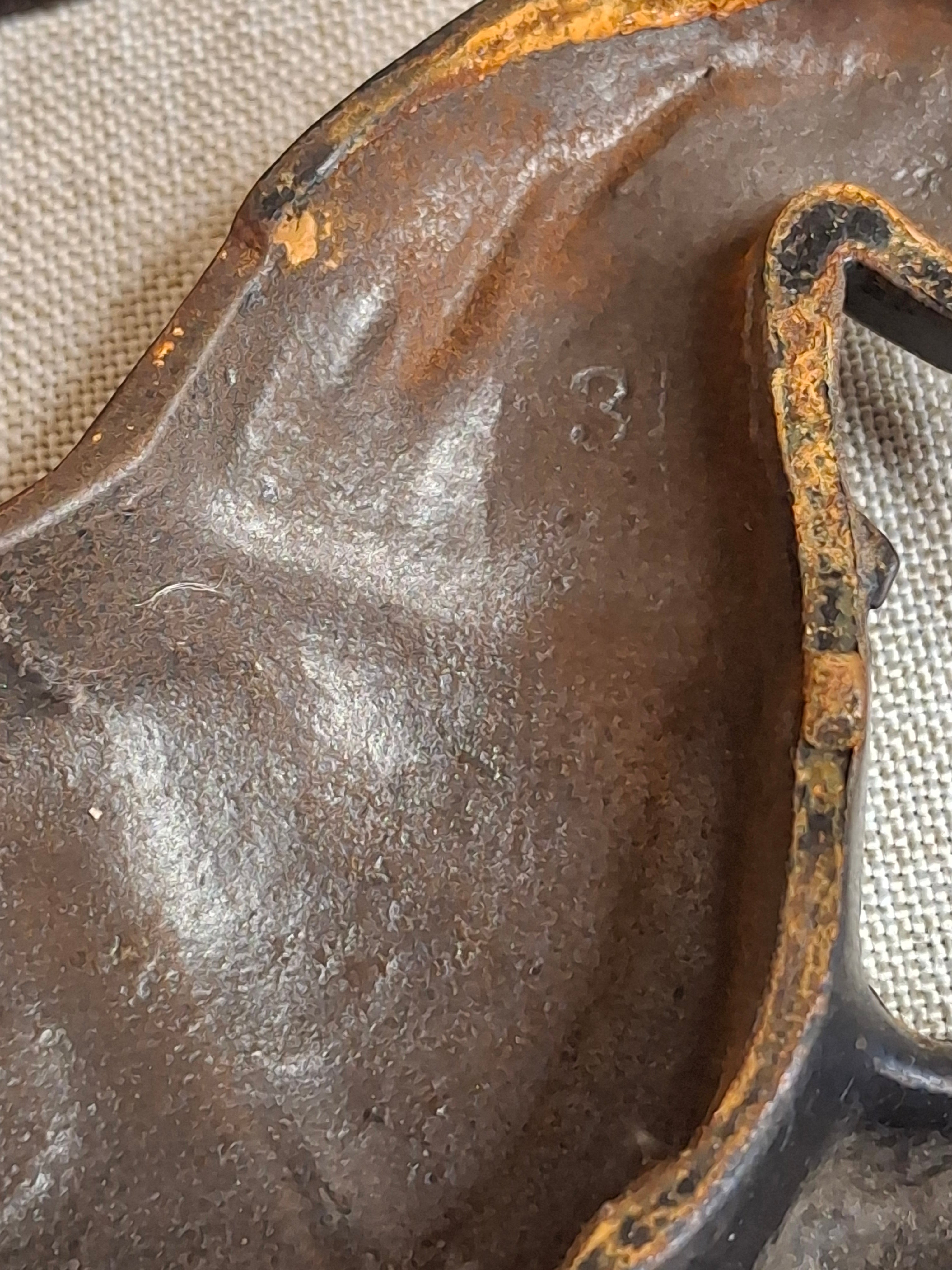 Original Paint Vintage Cast Iron Rearing Horse Still Bank - Made in Canada - Excellent Patina