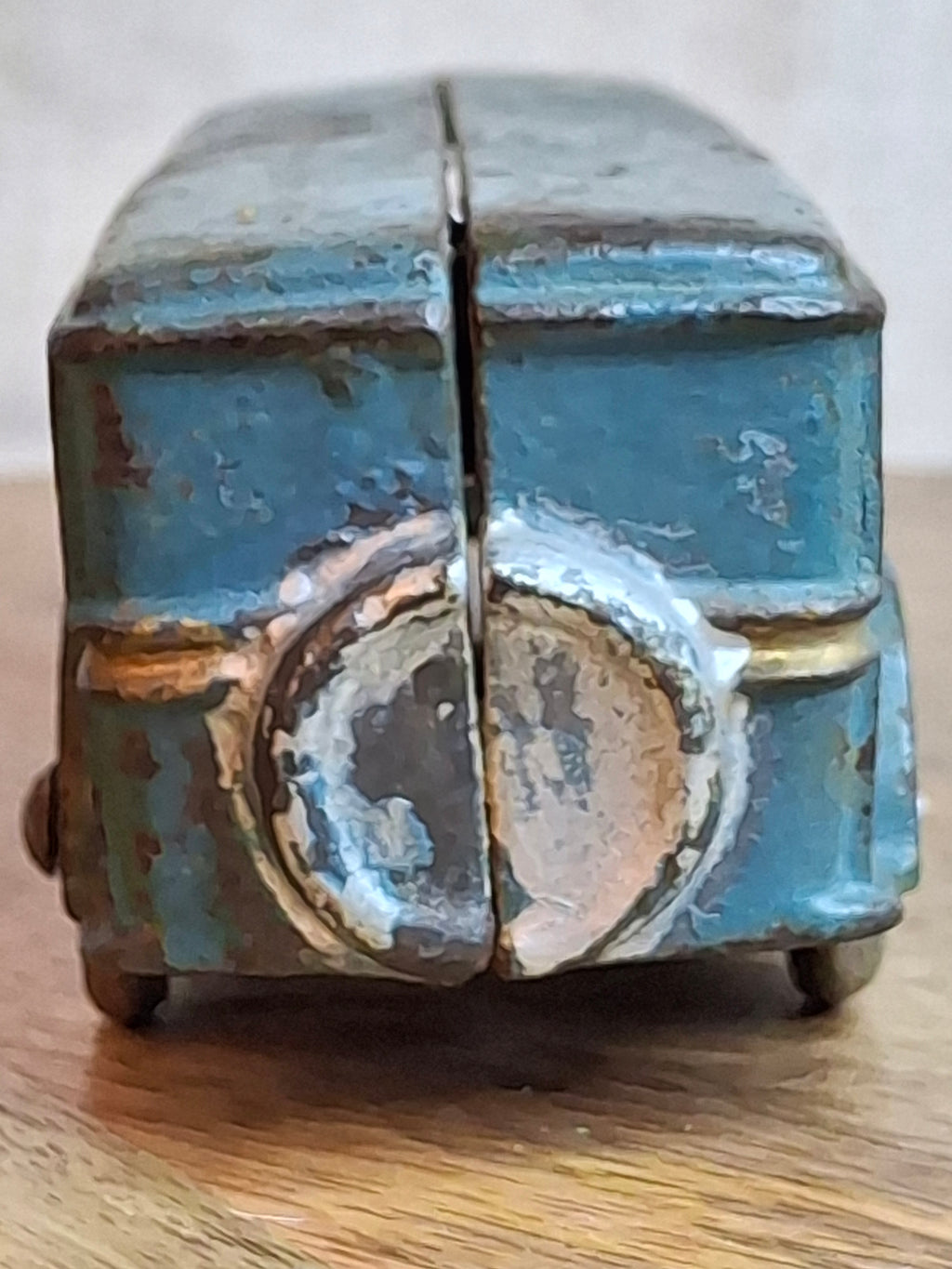 Antique 1920s A.C. Williams Cast Iron Bus – Original Paint Large 8" Toy
