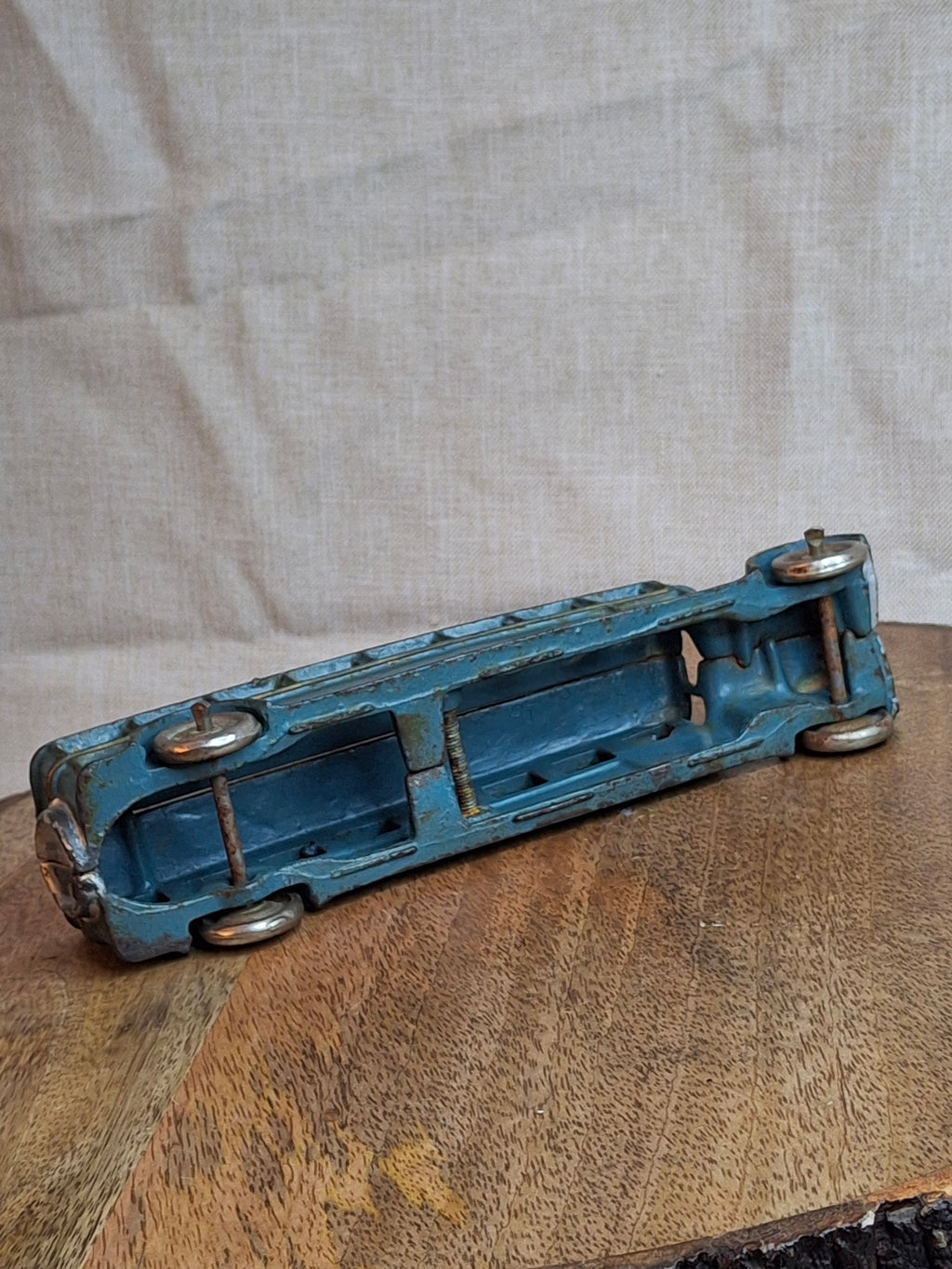 Antique 1920s A.C. Williams Cast Iron Bus – Original Paint Large 8" Toy