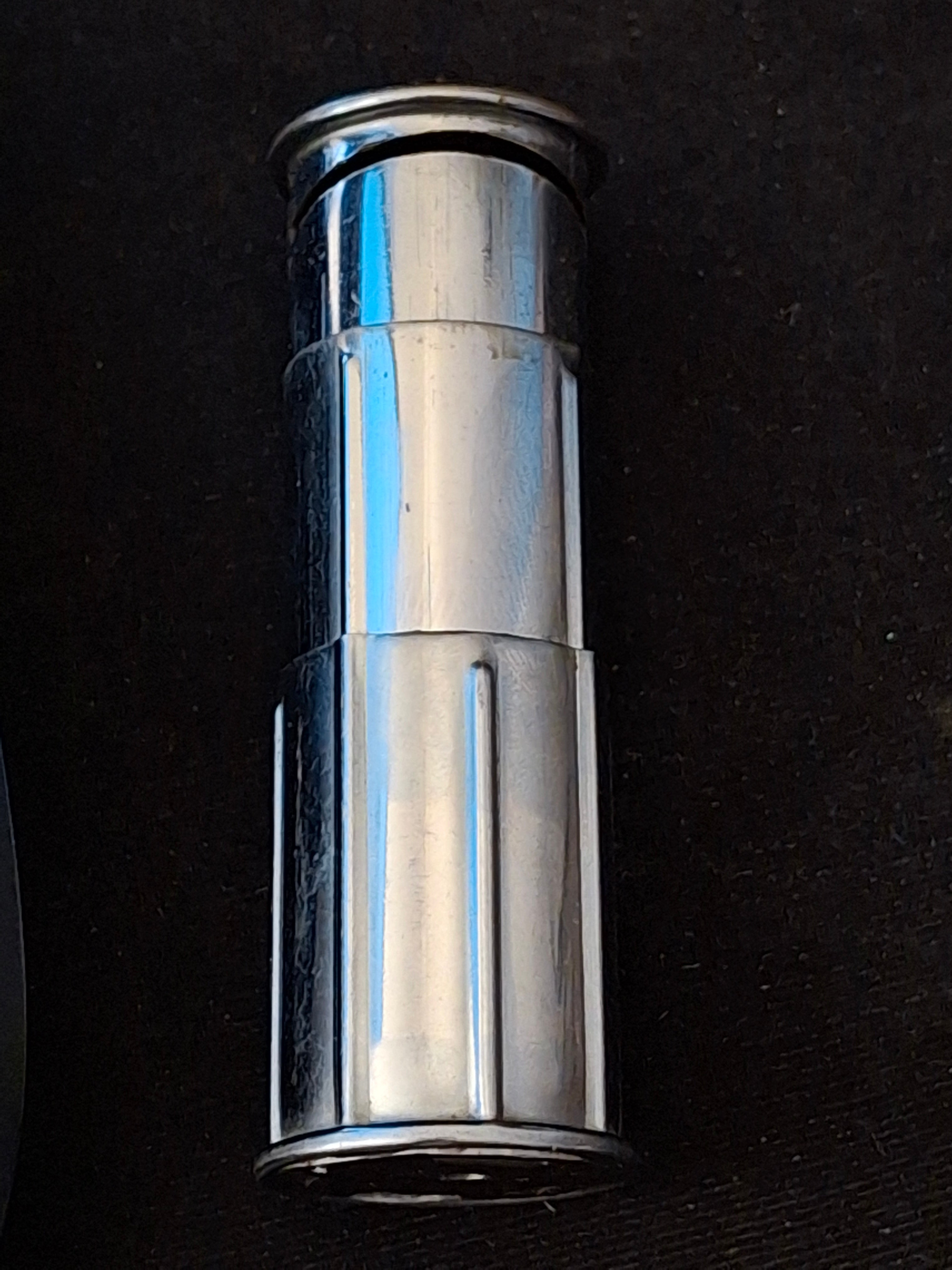 Vintage Chicago Thrift Co Telescopic Pocket Dime Bank Commercial Savings Omaha