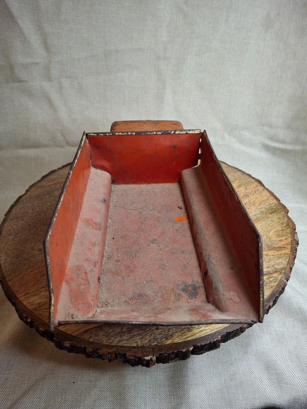 Vintage 1940s-1950s Marx Tin Litho Sand & Gravel Dump Truck with Plow - USA Made