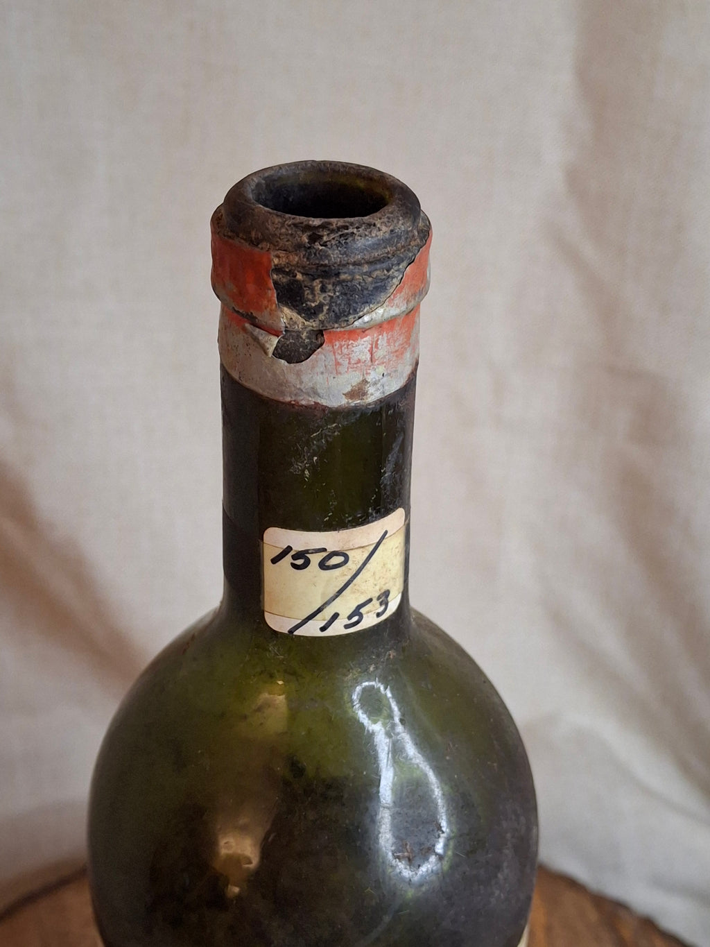 Vintage Empty 1880 Château Mouton Rothschild Wine Bottle - Heublein Auction XII Provenance