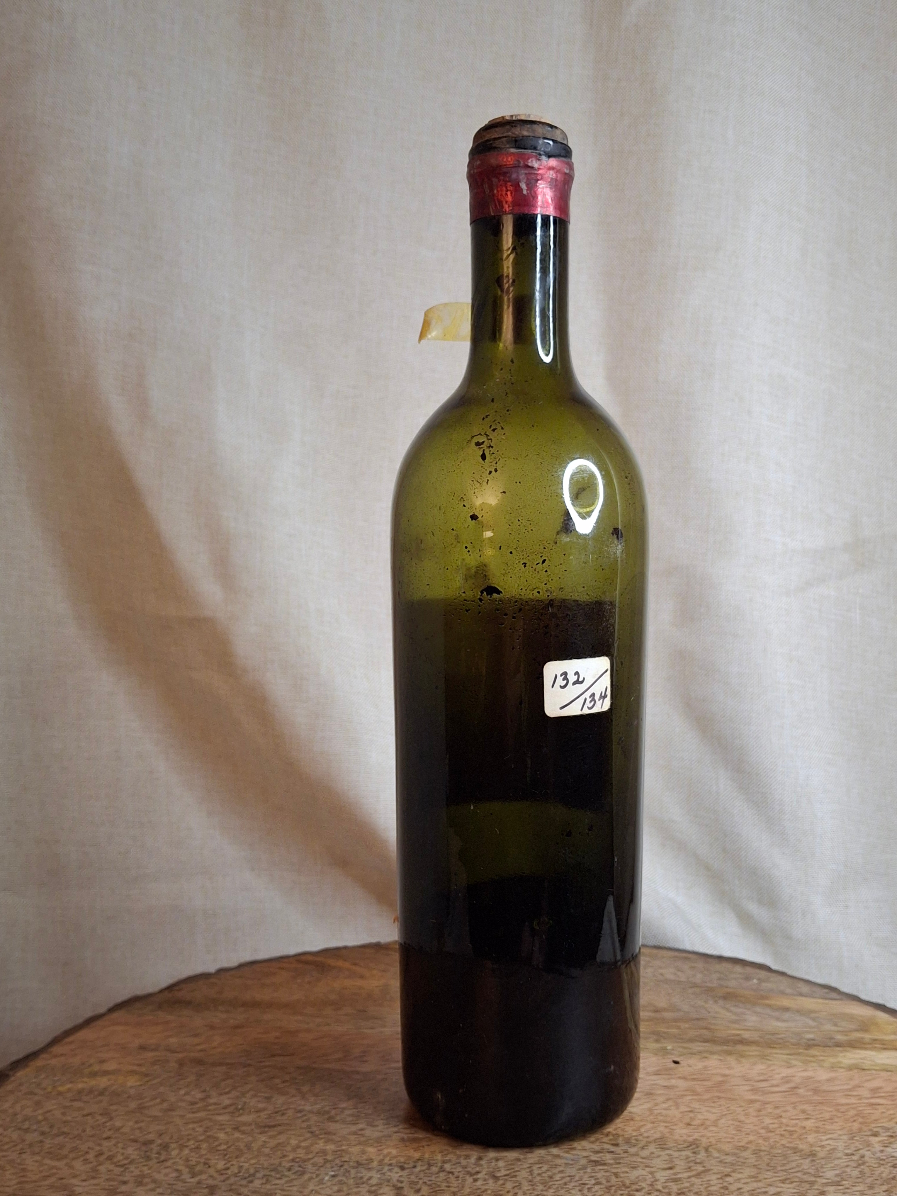 Vintage Decorative Château Lafite Rothschild 1897 Style Wine Bottle - Dark Glass Display