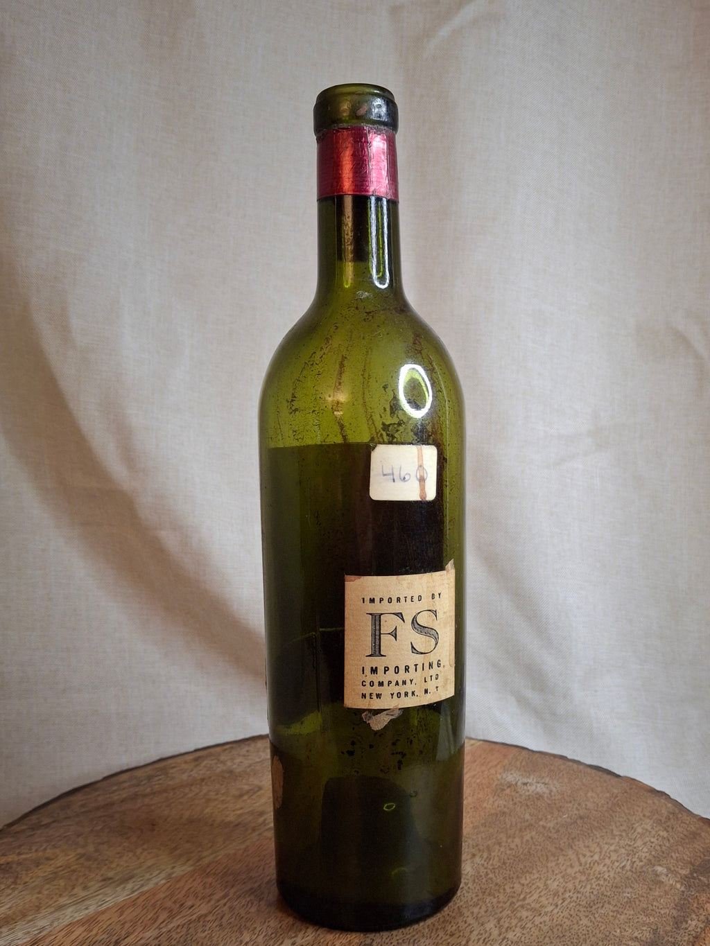 Vintage Empty 1947 Château Cos d'Estournel Wine Bottle - Heublein Rare Wine Auction