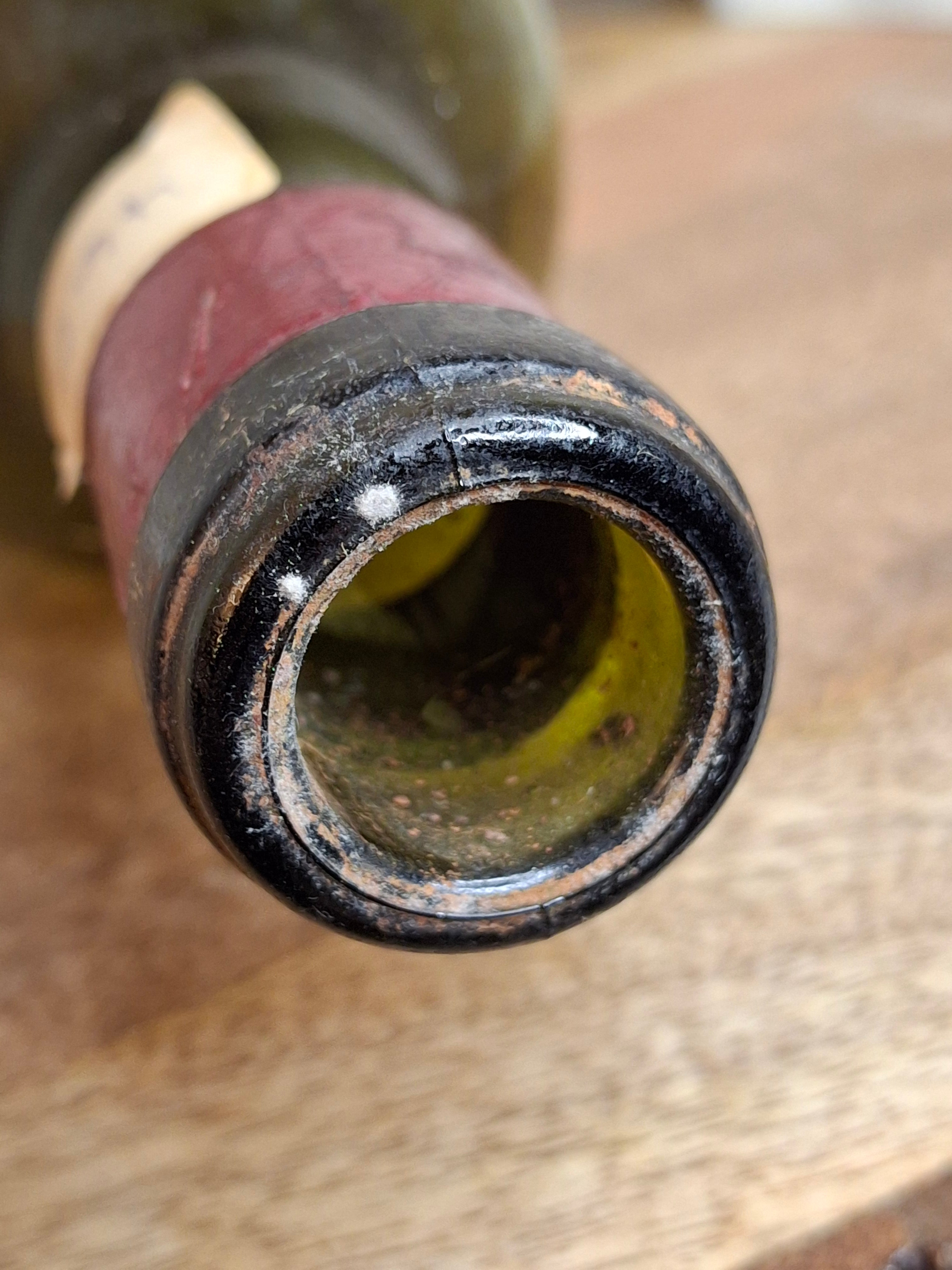 Vintage Empty 1947 Château Cos d'Estournel Wine Bottle - Heublein Rare Wine Auction