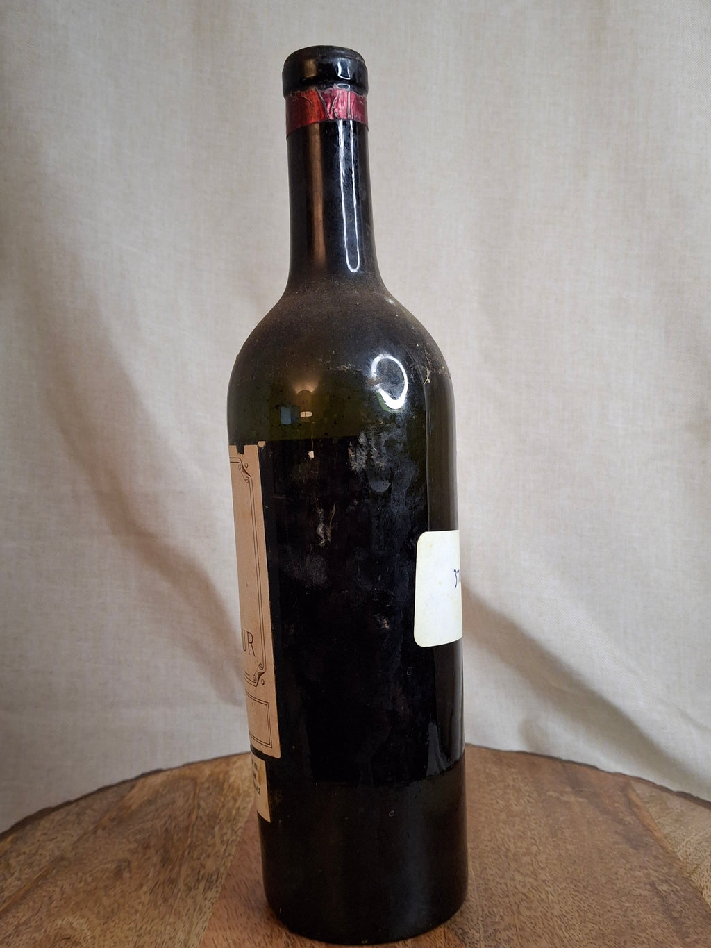 Antique 1916 Chateau Latour Empty Wine Bottle - Rare Heublein Auction Import Strip