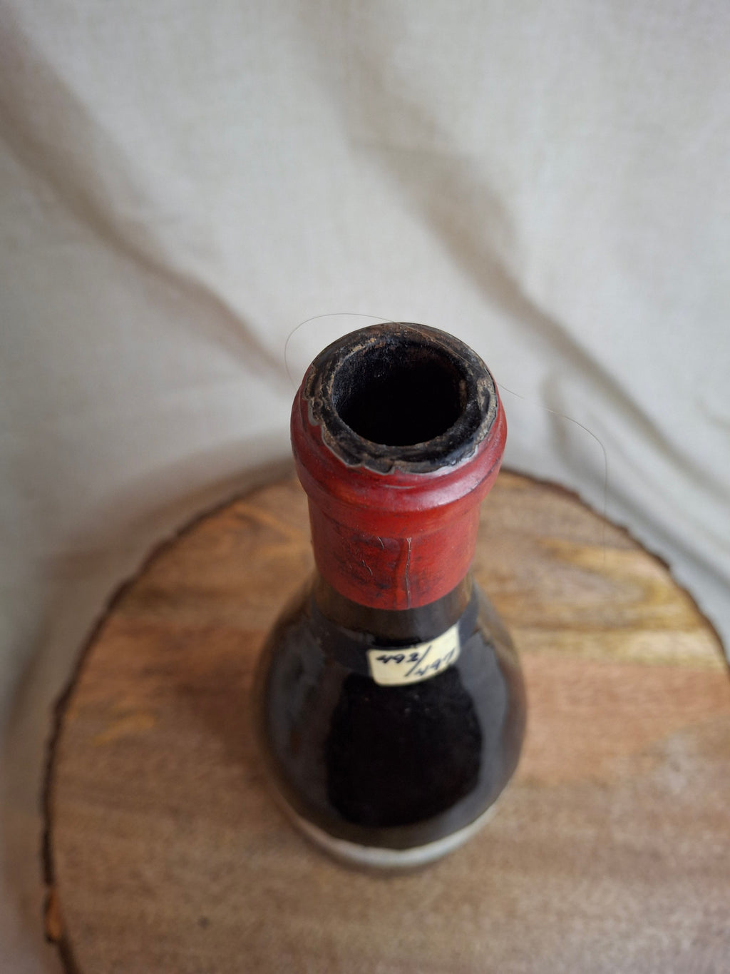 Antique 1919 Corton Clos du Roi Empty Wine Bottle Heublein Rare Wine Auction Lot