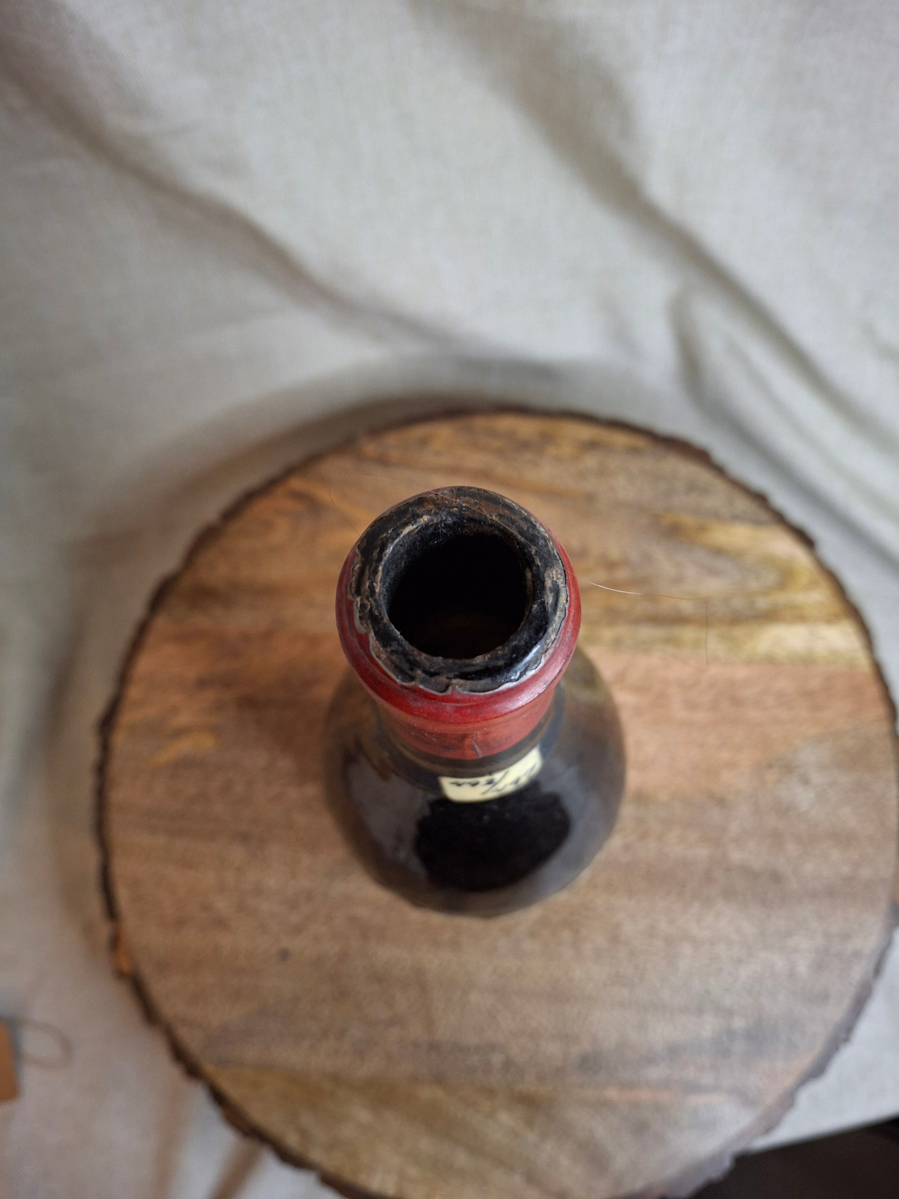 Antique 1919 Corton Clos du Roi Empty Wine Bottle Heublein Rare Wine Auction Lot