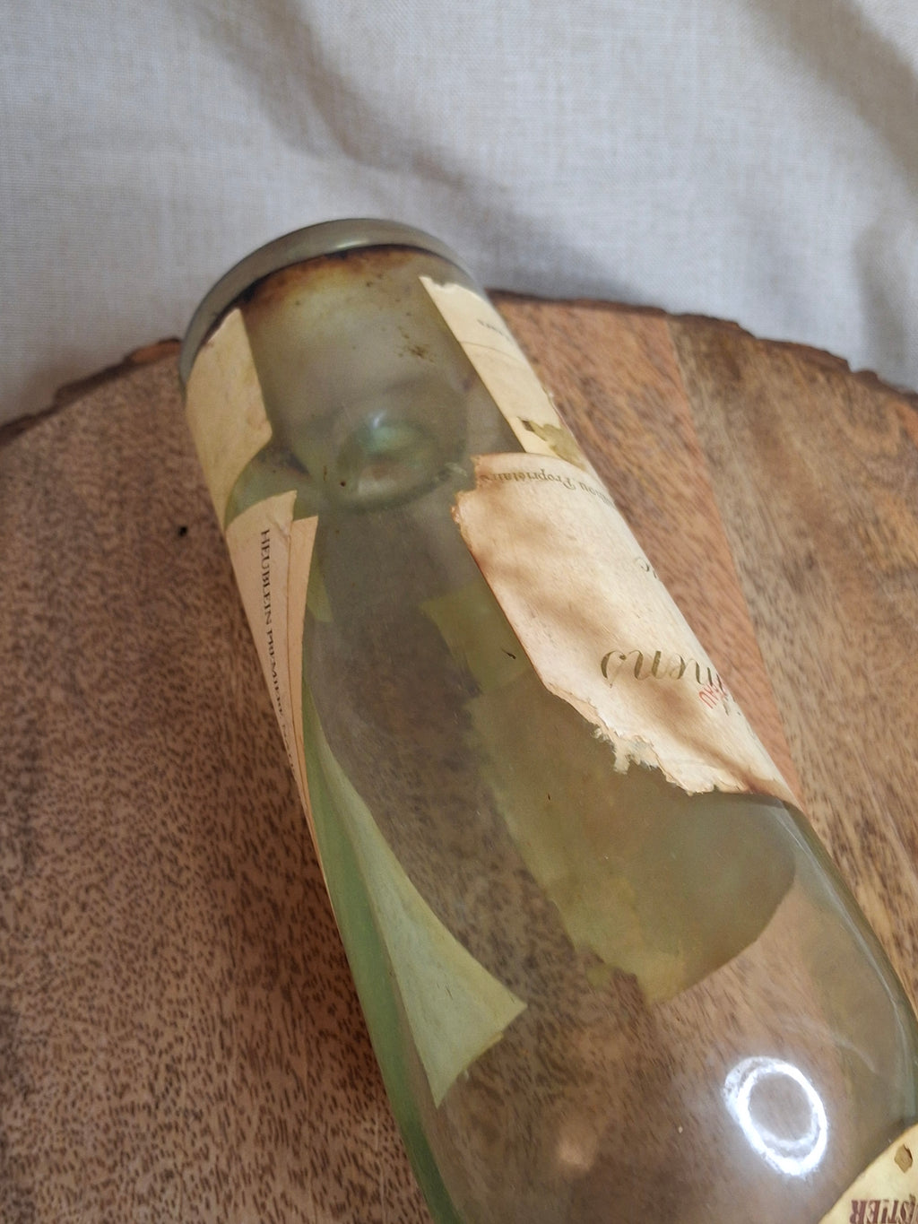 1929 Château Climens 1er Cru Haut-Barsac Empty Wine Bottle Barton Guestier Heublein Auction