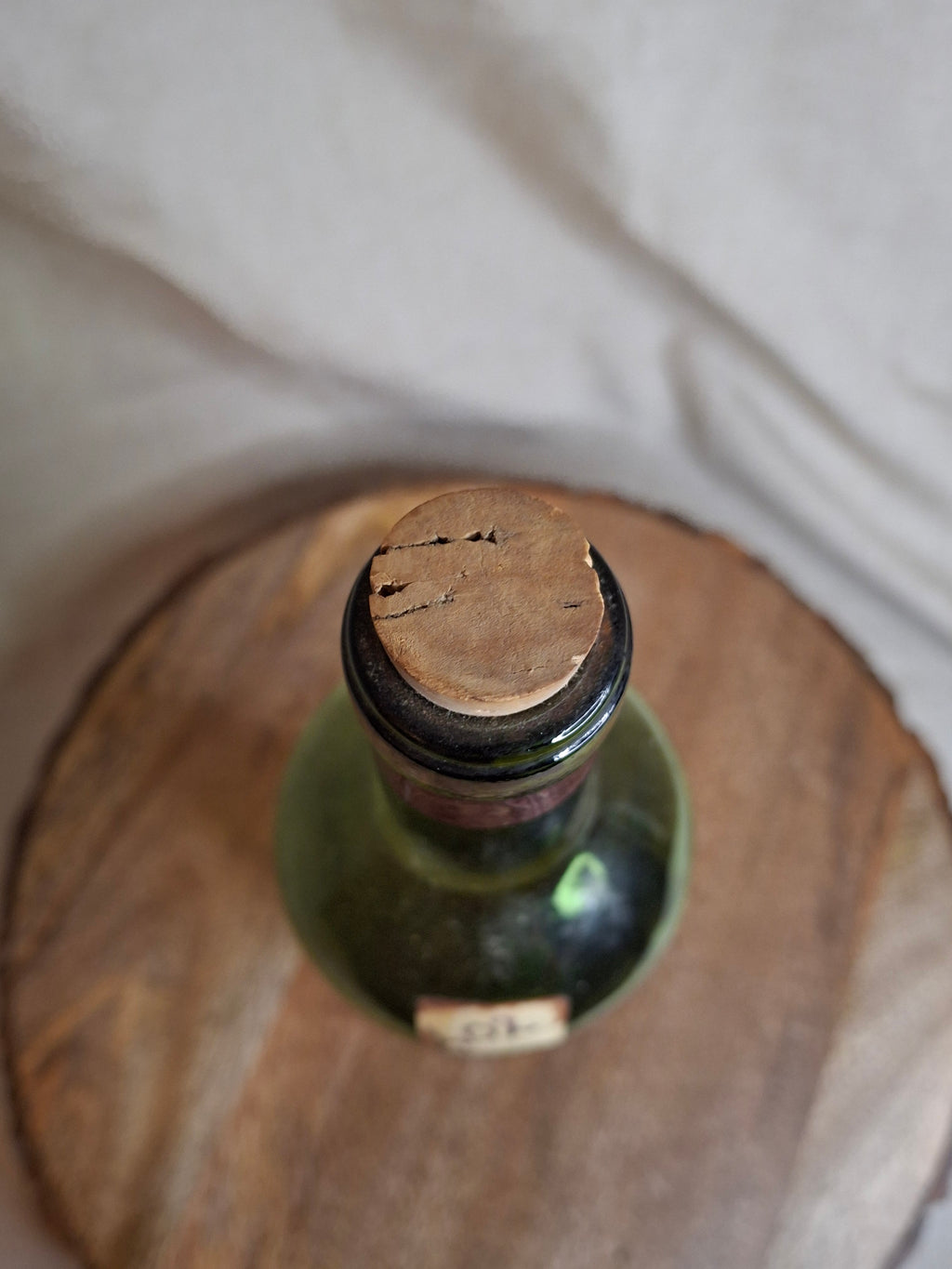 Vintage 1937 Chateau Cos d'Estournel Saint-Estephe Bordeaux Empty Wine Bottle