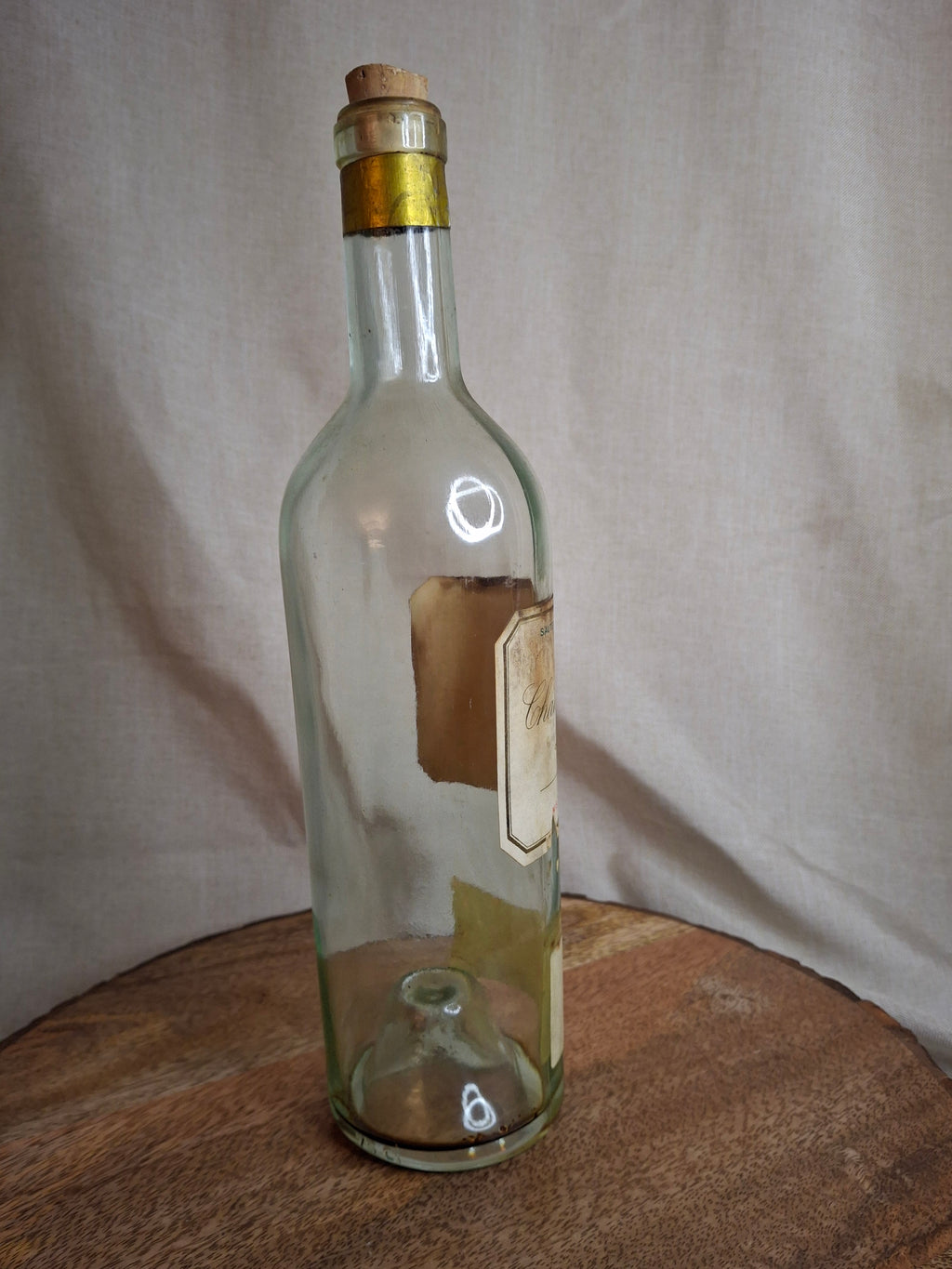 Vintage 1945 Chateau d'Yquem Lur-Saluces Sauternes Empty Wine Bottle Rare Display